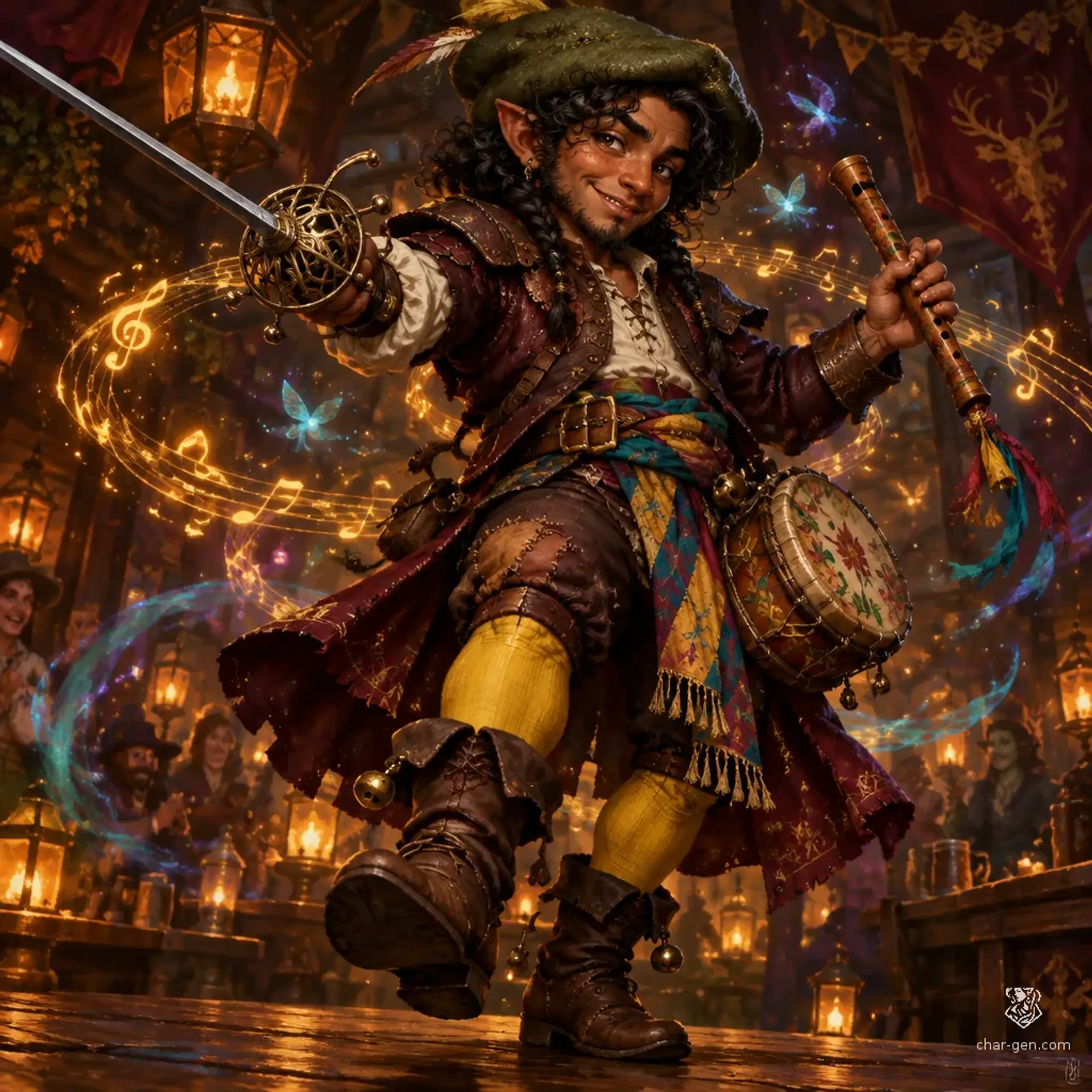 Aizen Oquendo - AI-generated fantasy Character