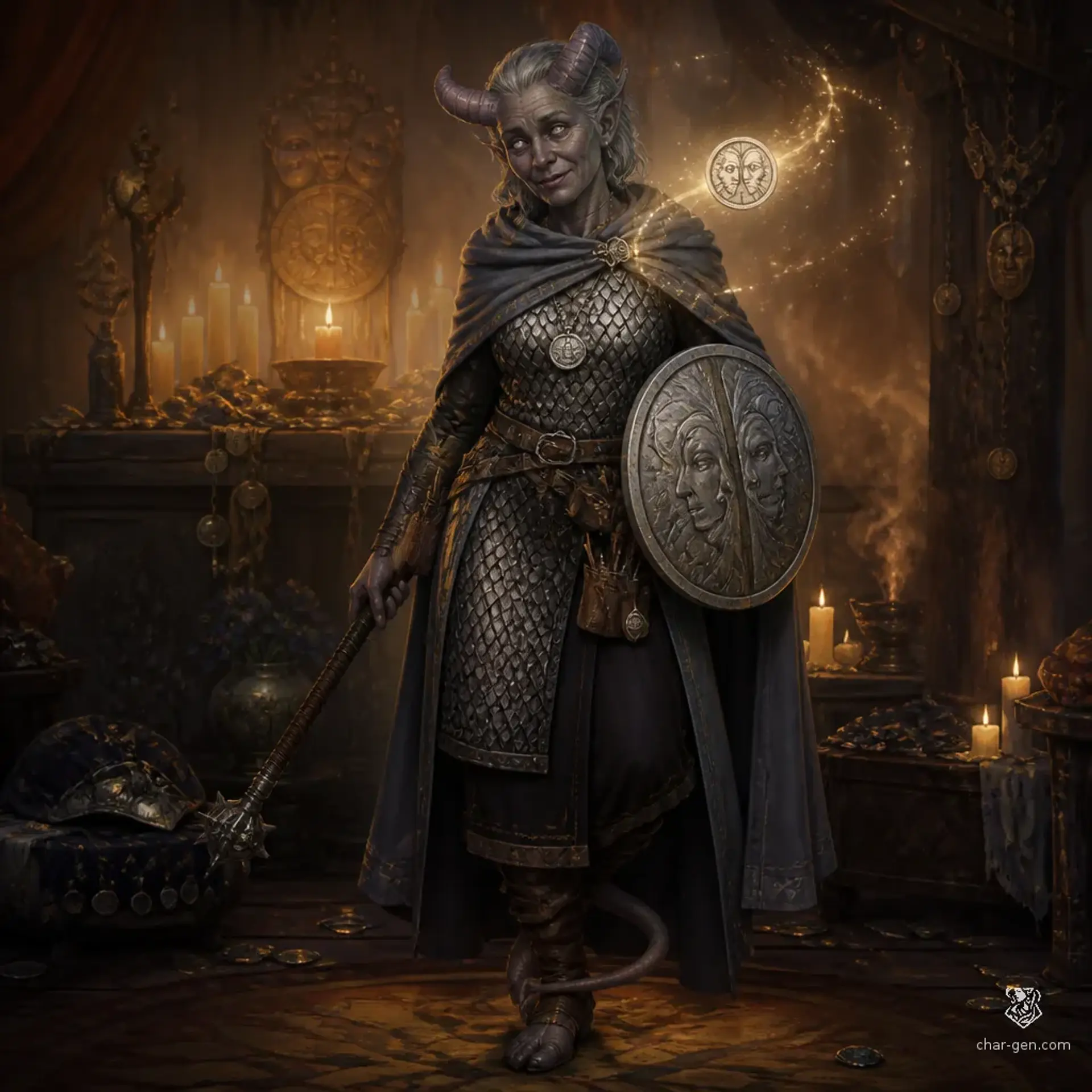 Zavine - AI-generated fantasy Character