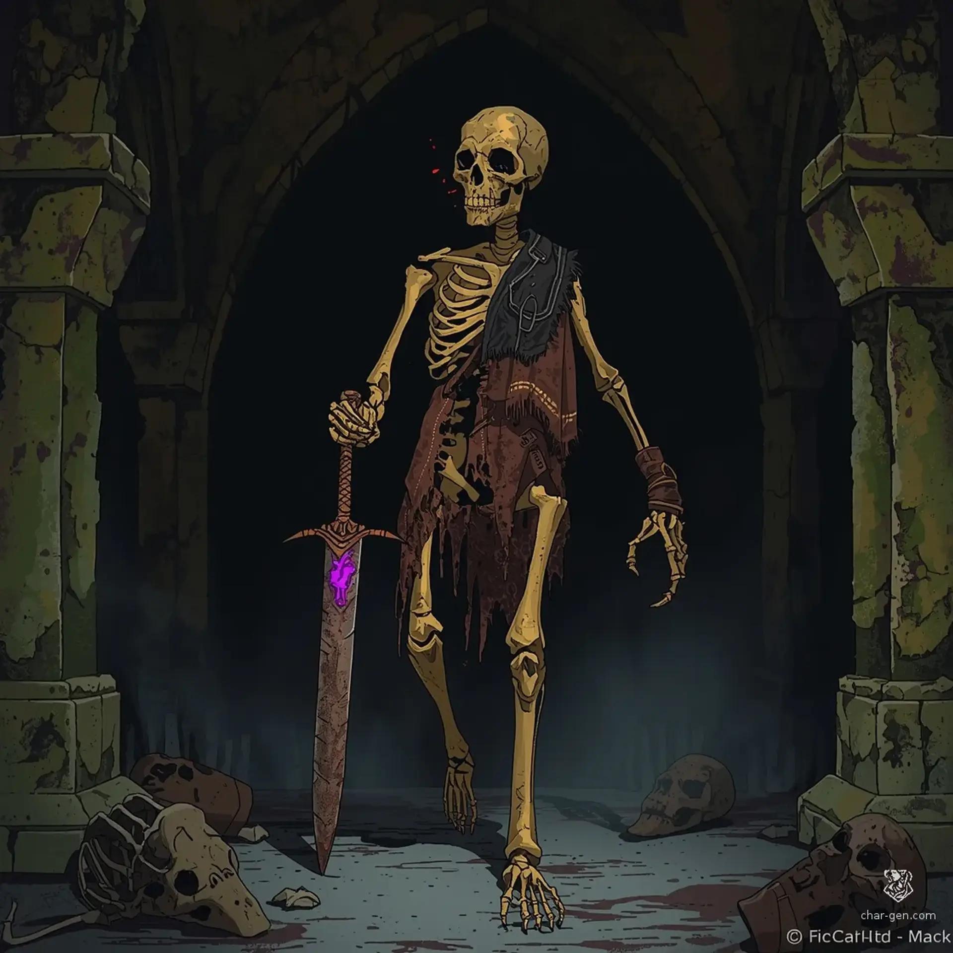 Skeleton | Fantasy Monster Generated by CharGen