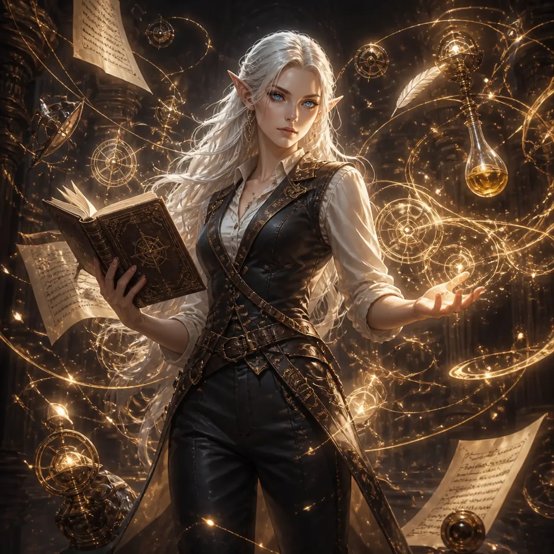 Lysandra - AI-generated fantasy Character