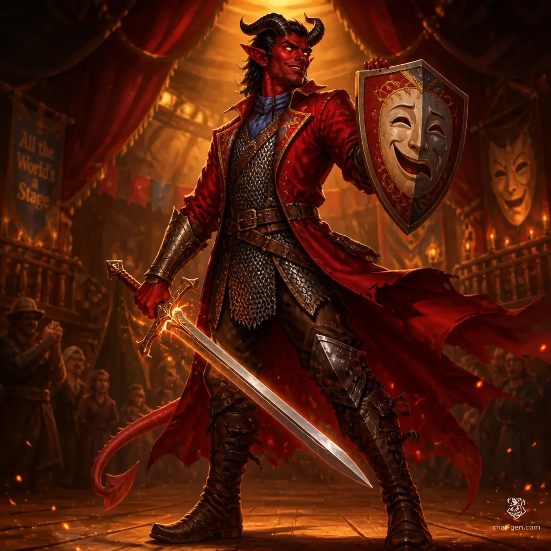 Ravel Veyr - AI-generated fantasy Character