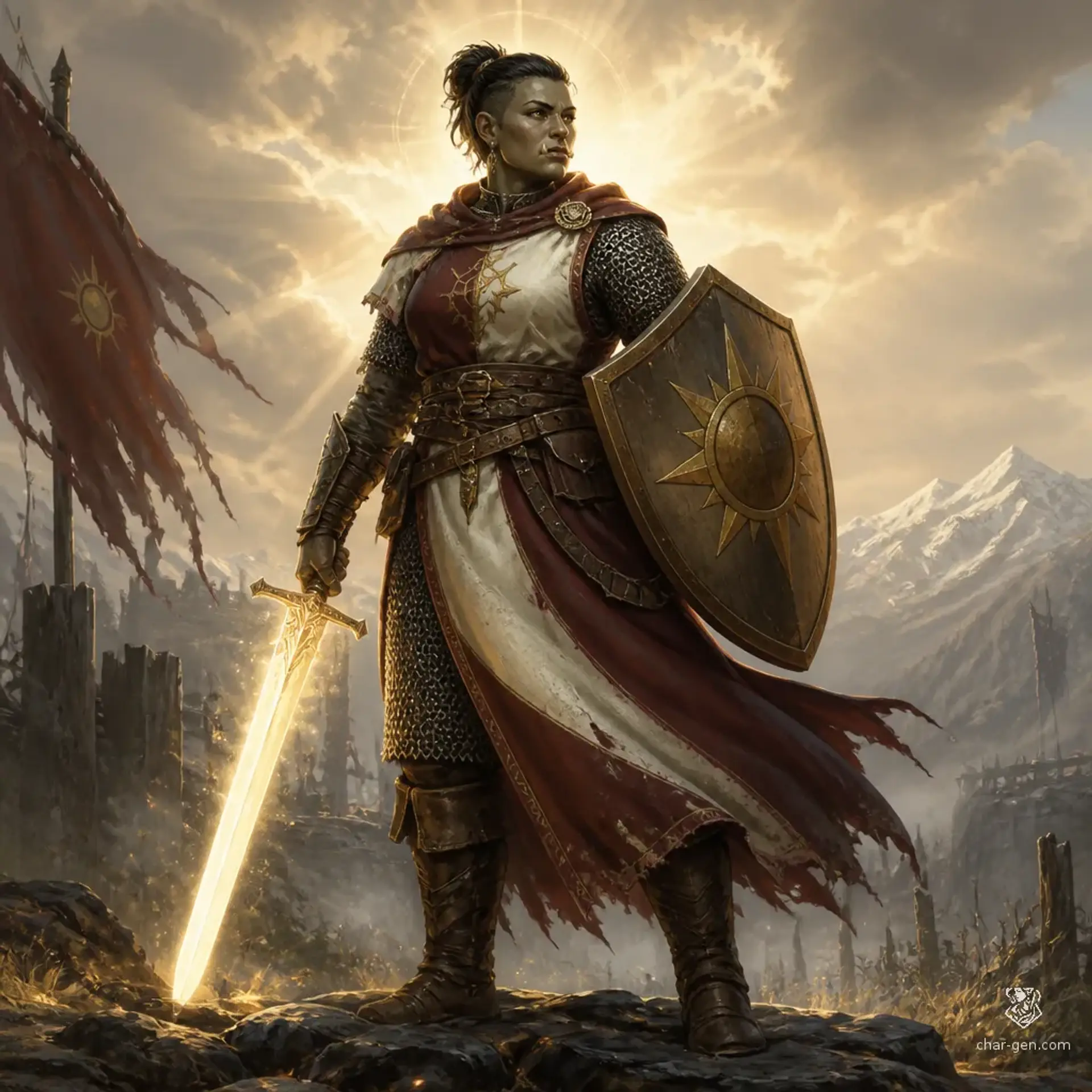 Mekza - AI-generated fantasy Character