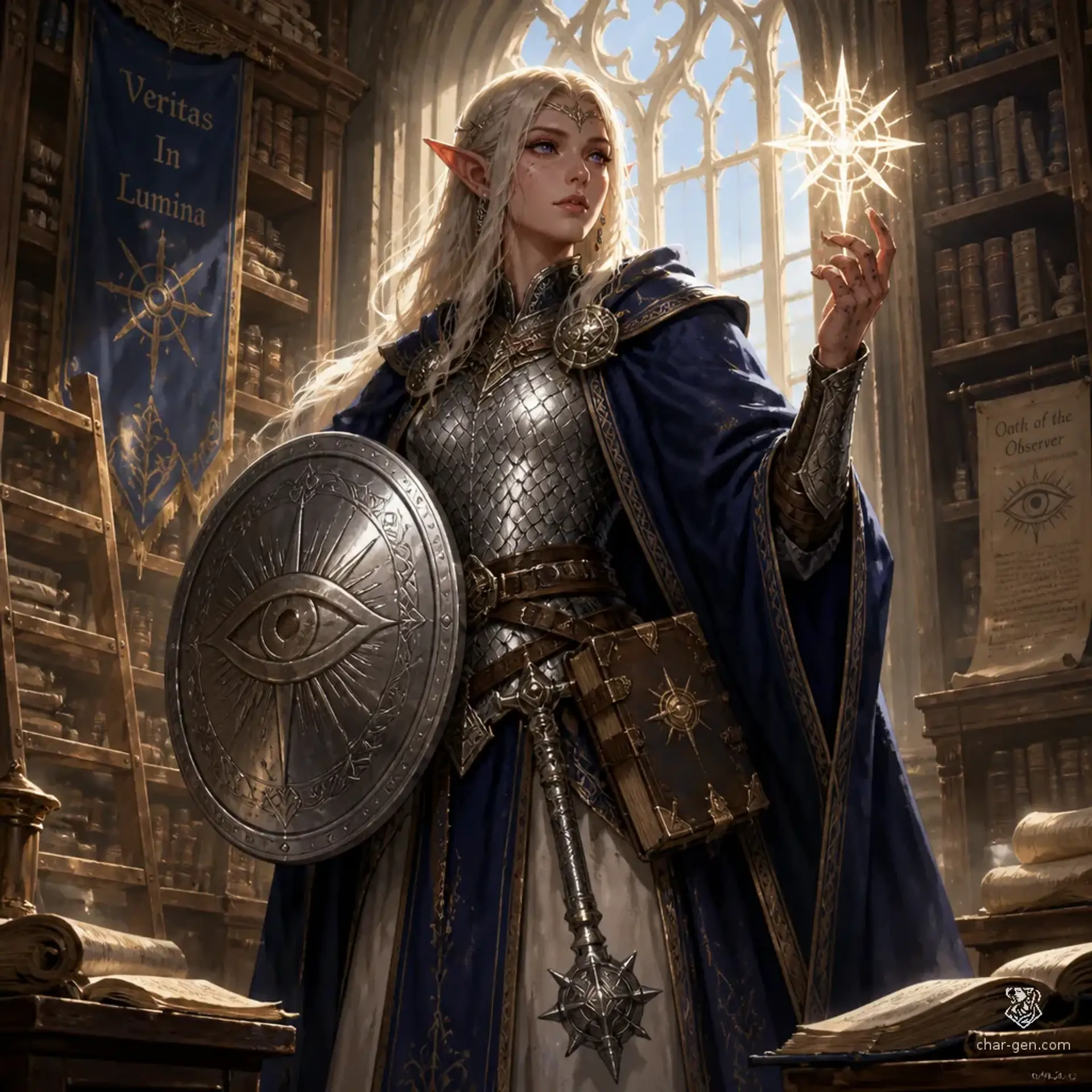 Elowen Thalassan - AI-generated fantasy Character