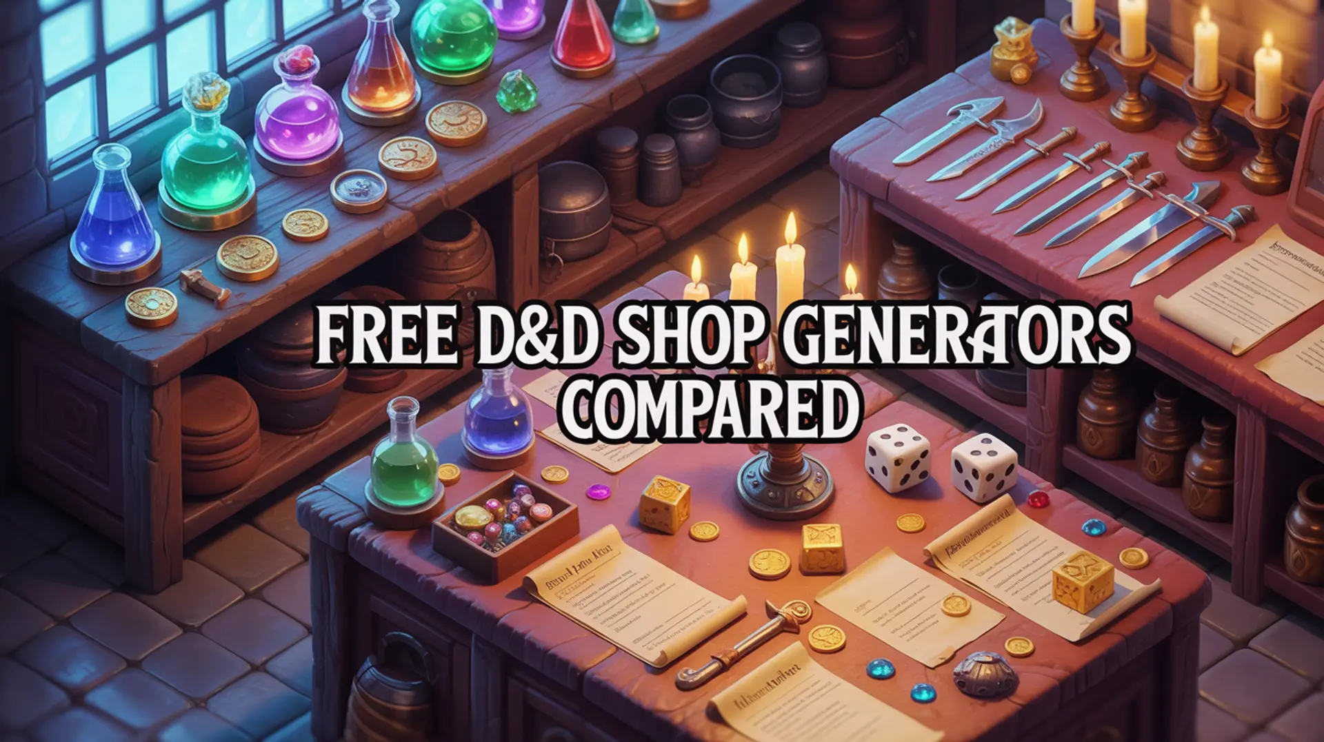 Free D&D Shop Generators Compared: CharGen vs Others