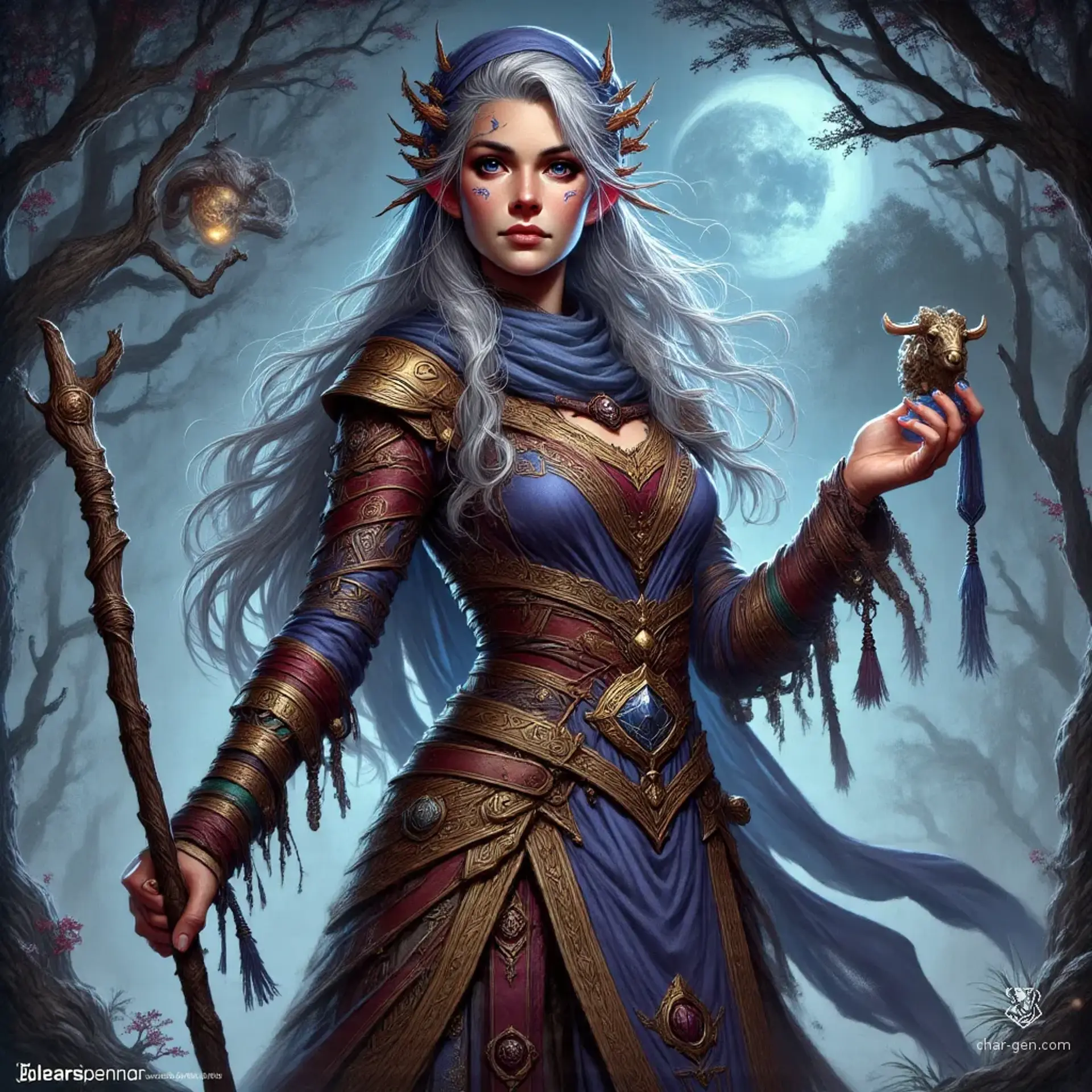 Elara Vaensyl - AI-generated fantasy NPC