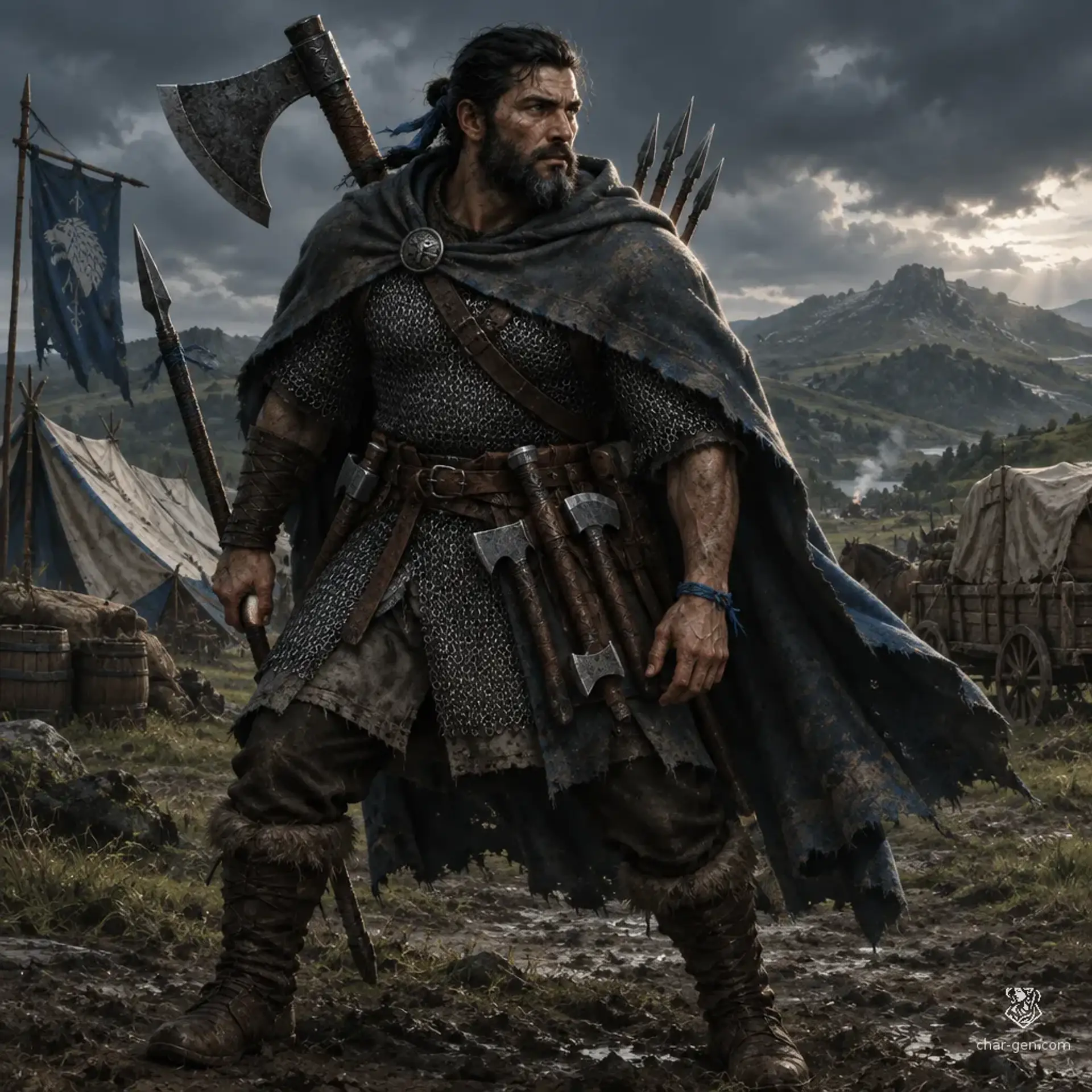 Savaresh Petrov - AI-generated fantasy Character