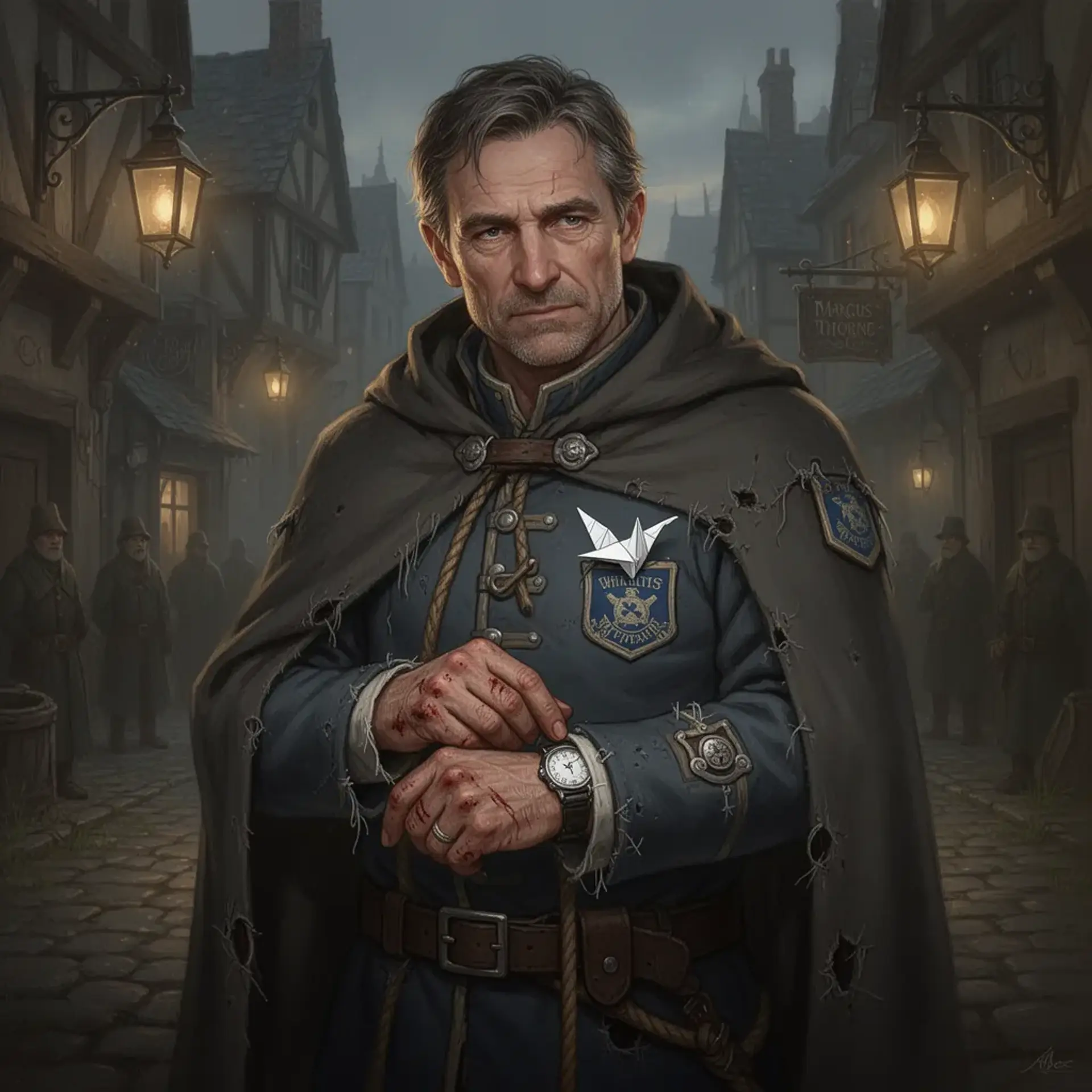 Marcus Thorne - AI-generated fantasy NPC