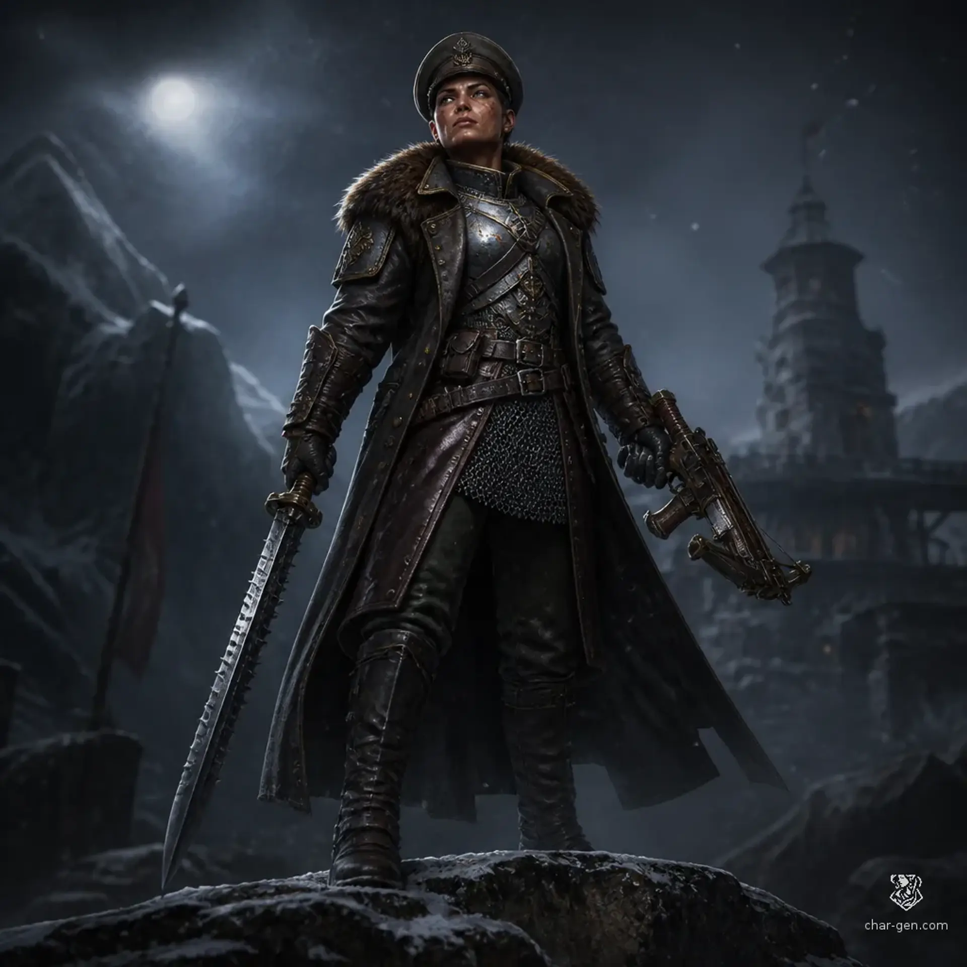 Entranzia Graves - AI-generated fantasy Character