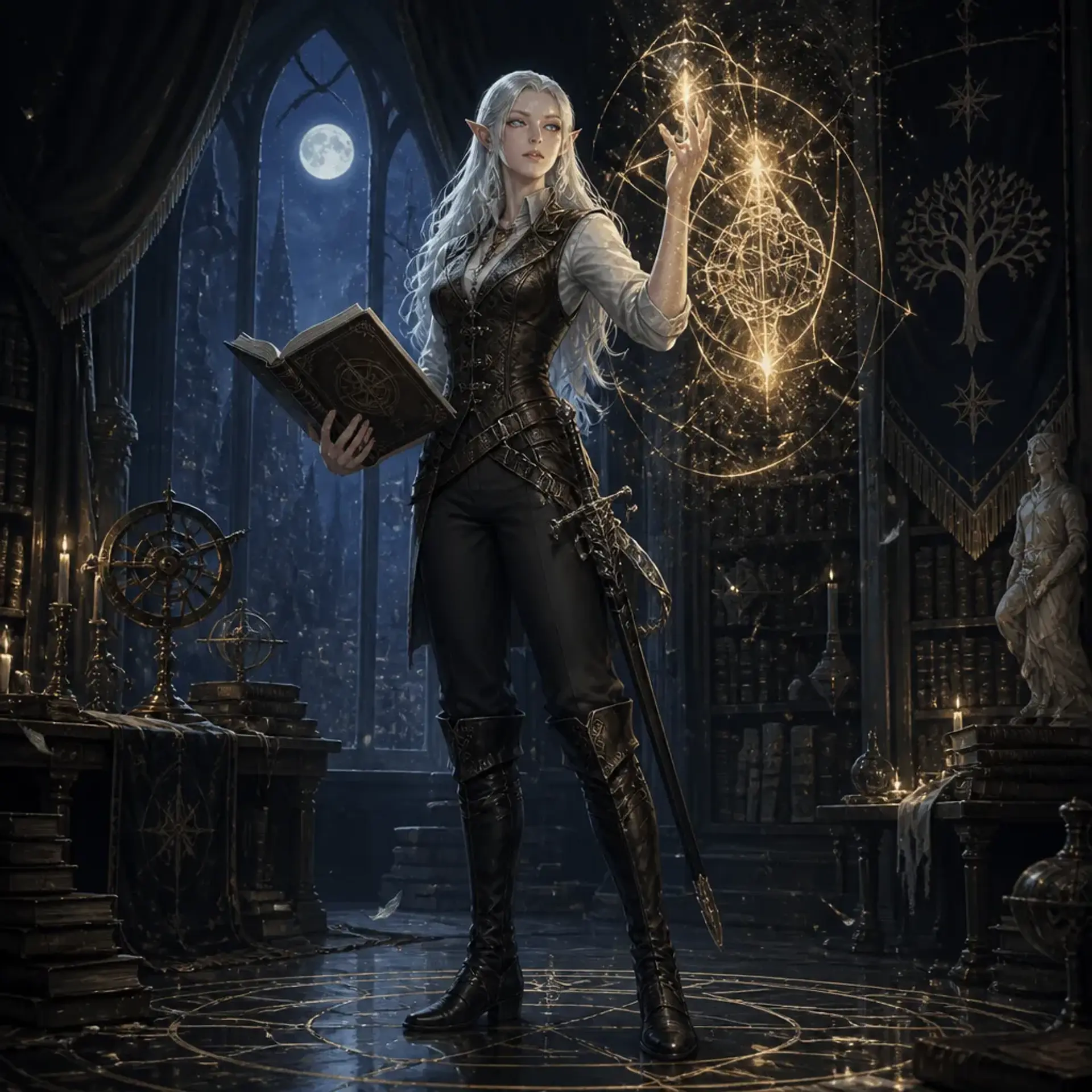 Lysandra - AI-generated fantasy Character