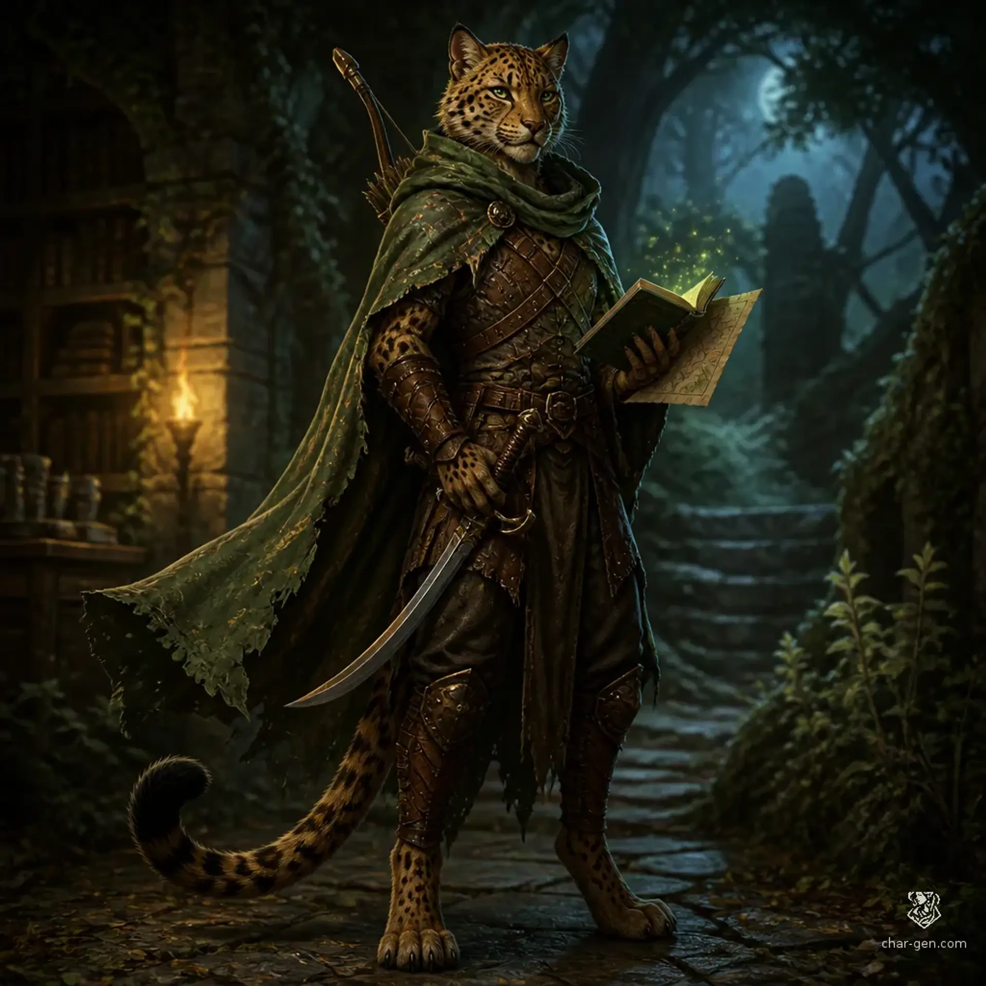 Khajun - AI-generated fantasy Character