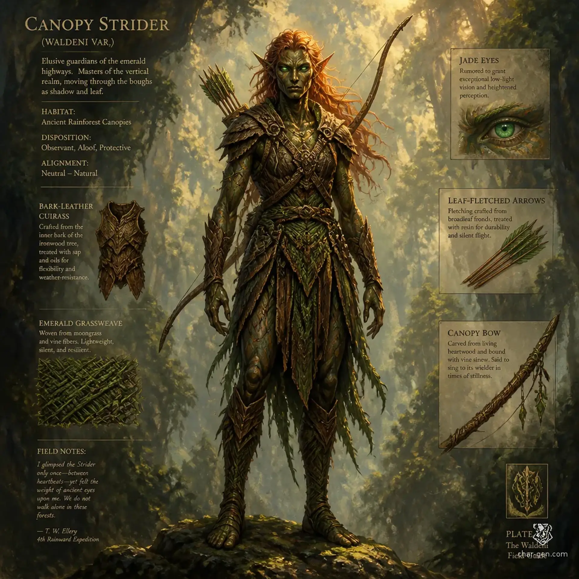 Wildstride Sylvan - AI-generated fantasy Species