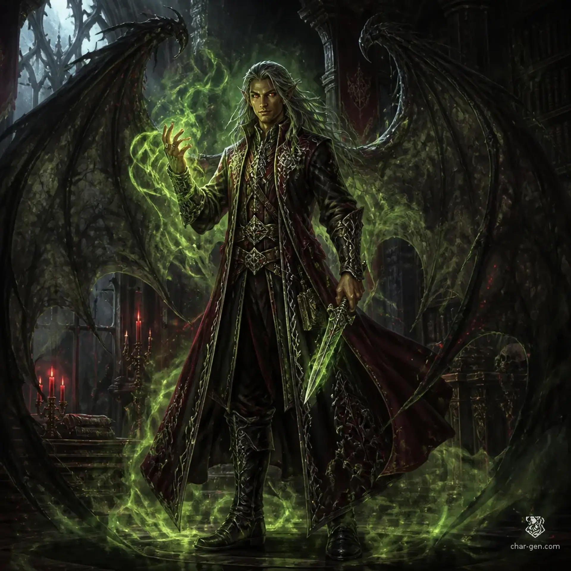 Veyr Alden - AI-generated fantasy Character