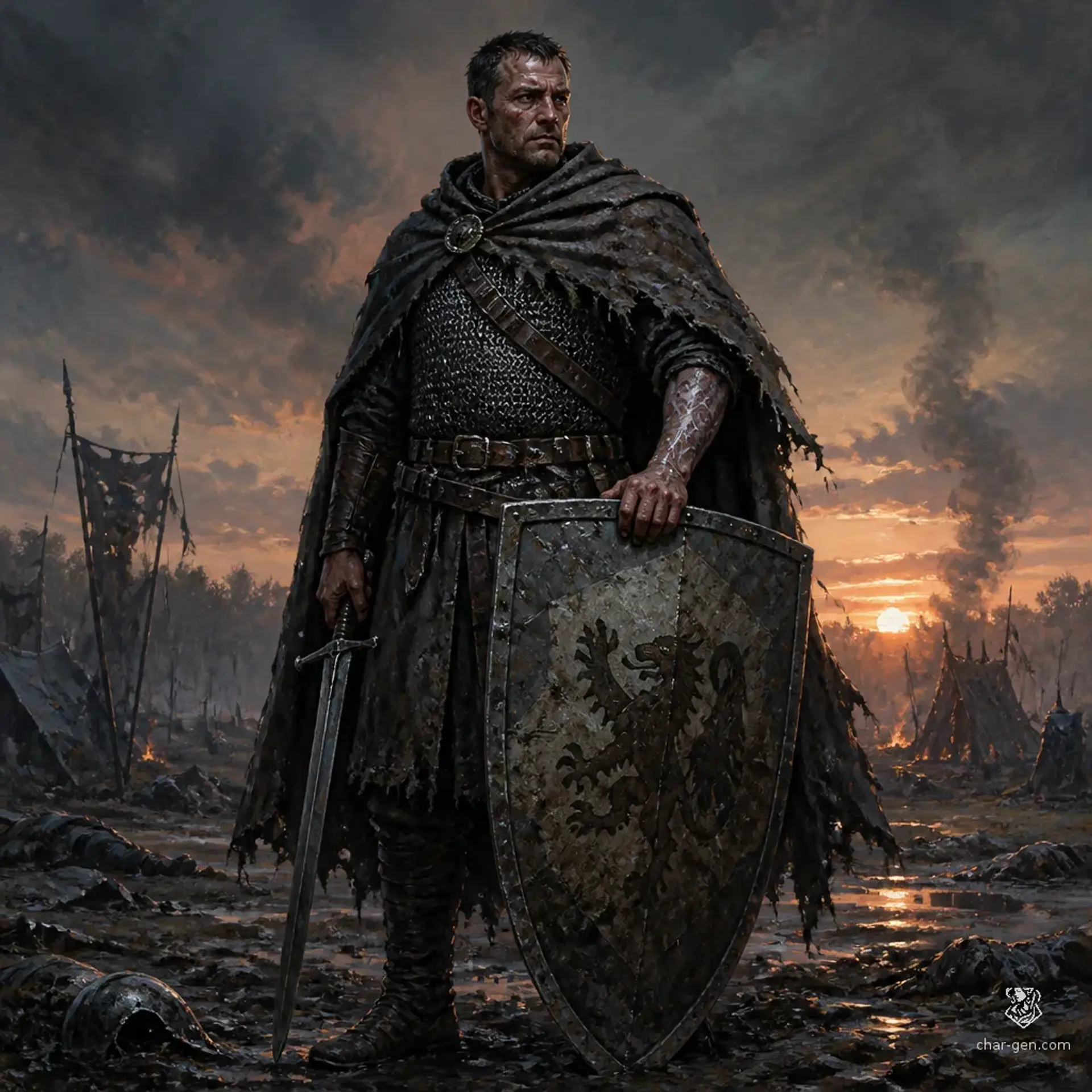 Ser Jacob of Iron - AI-generated fantasy Character