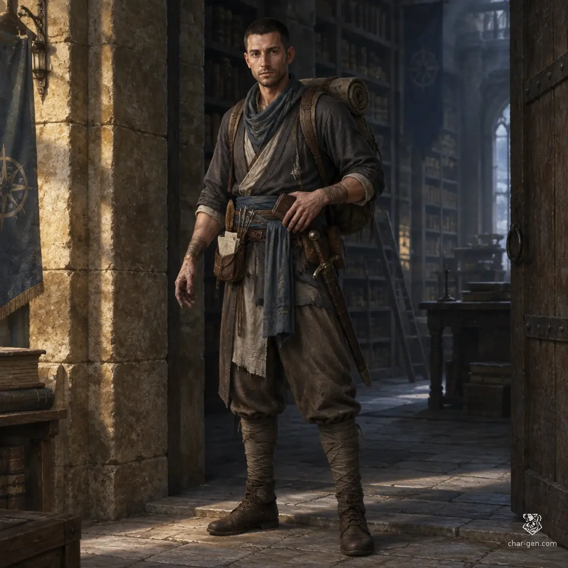 Cenness - AI-generated fantasy Character