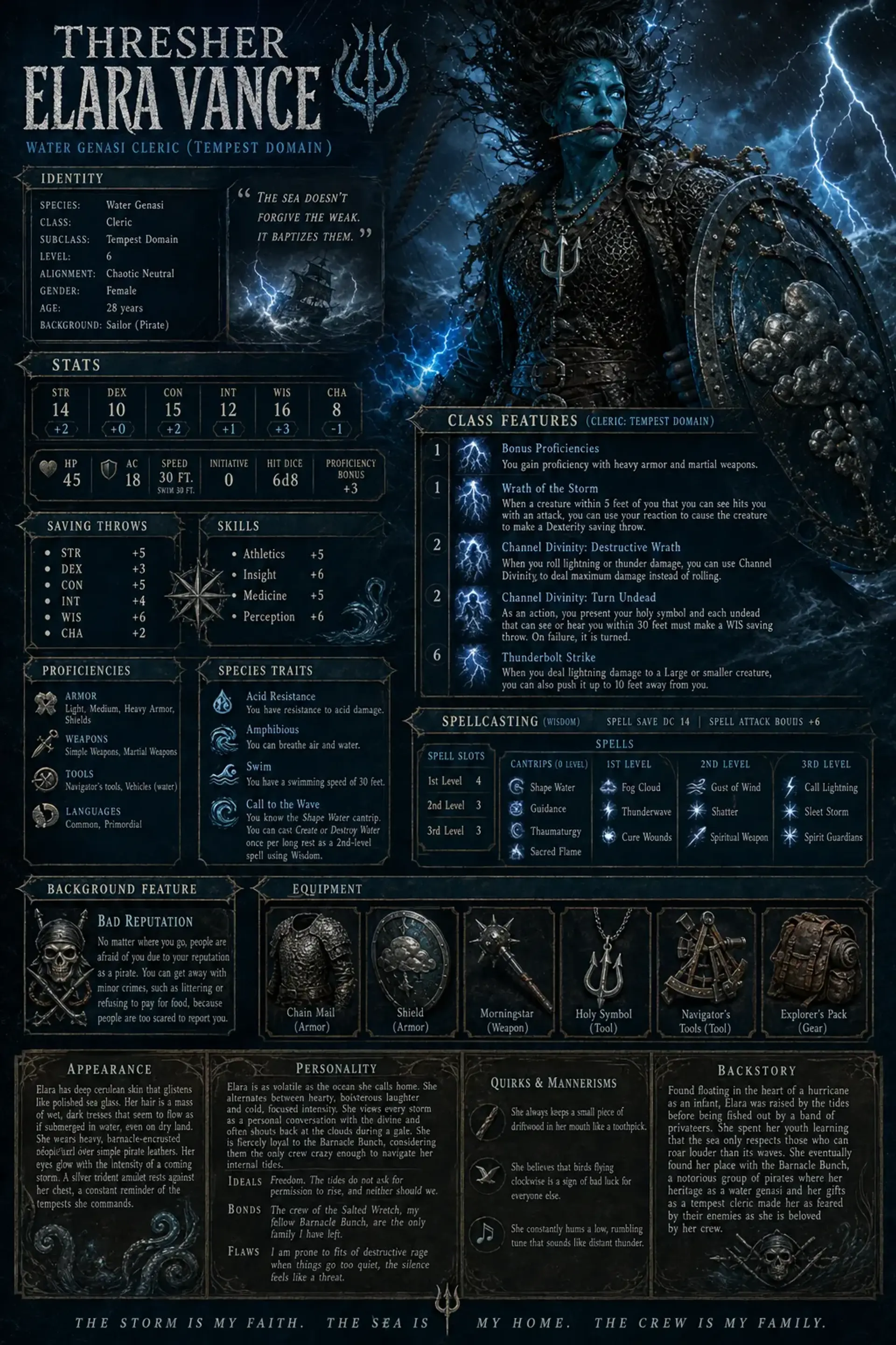 Character Sheet
