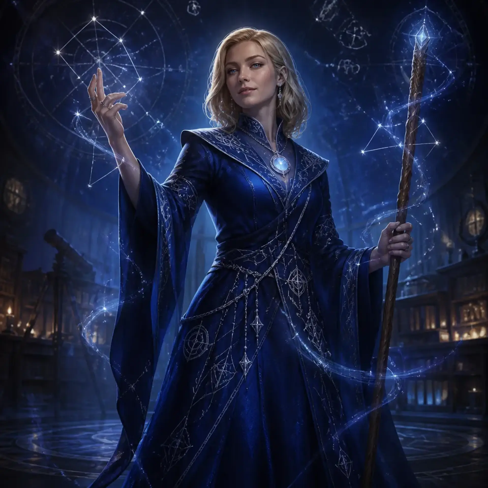 Morgan Starweaver - AI-generated fantasy Character