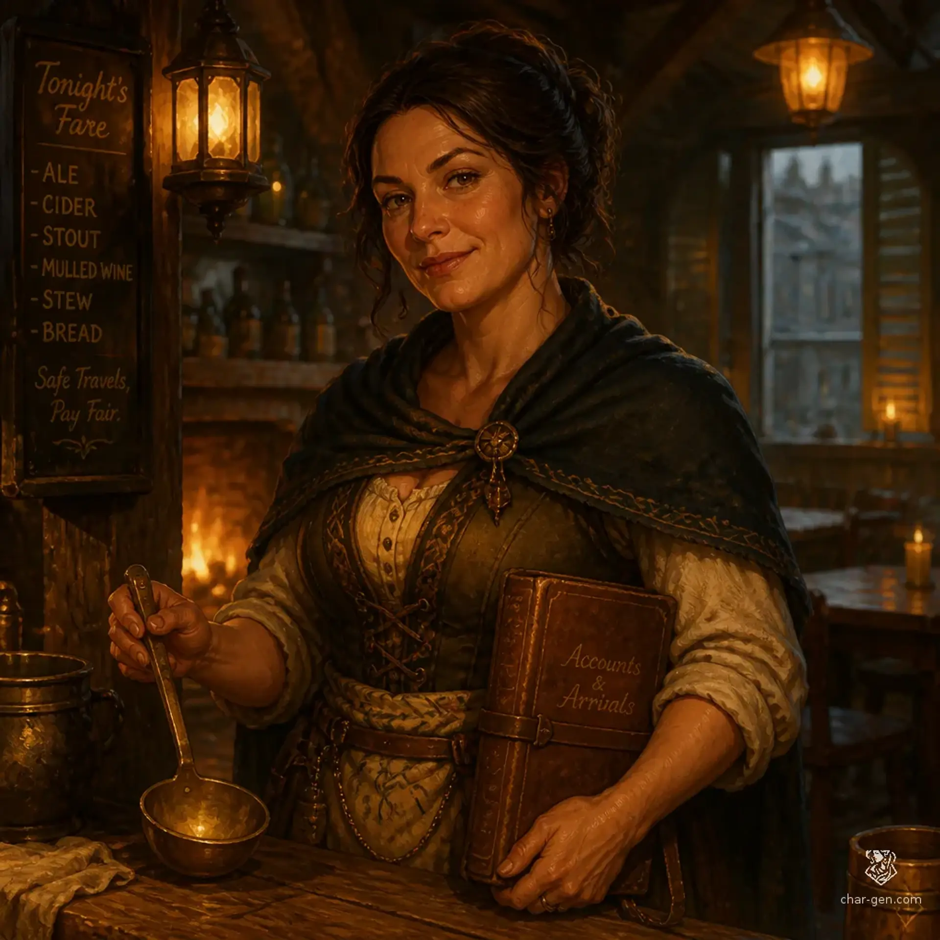 The Crooked Chime - AI-generated fantasy Tavern