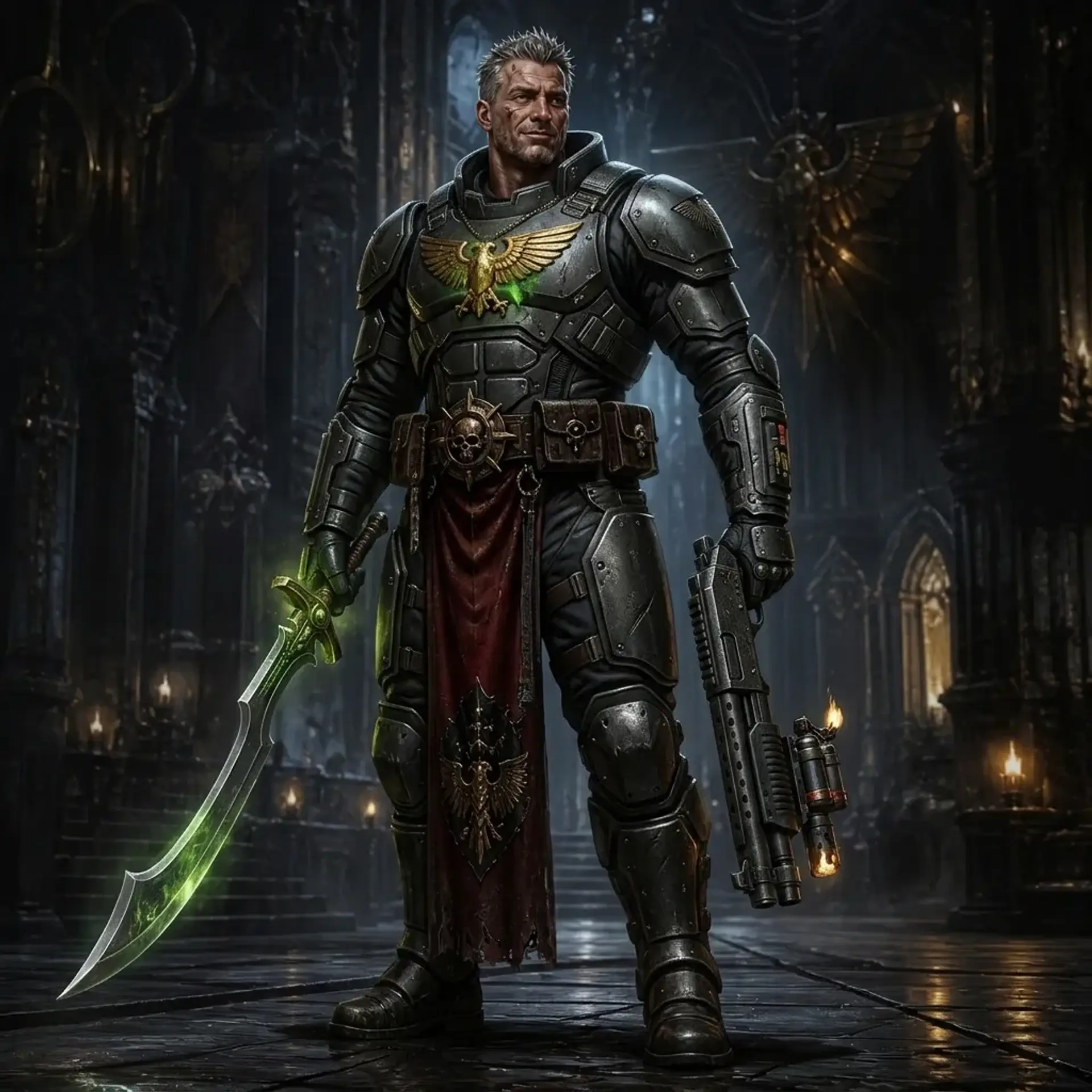Cain "Bones" Castus - AI-generated fantasy Character