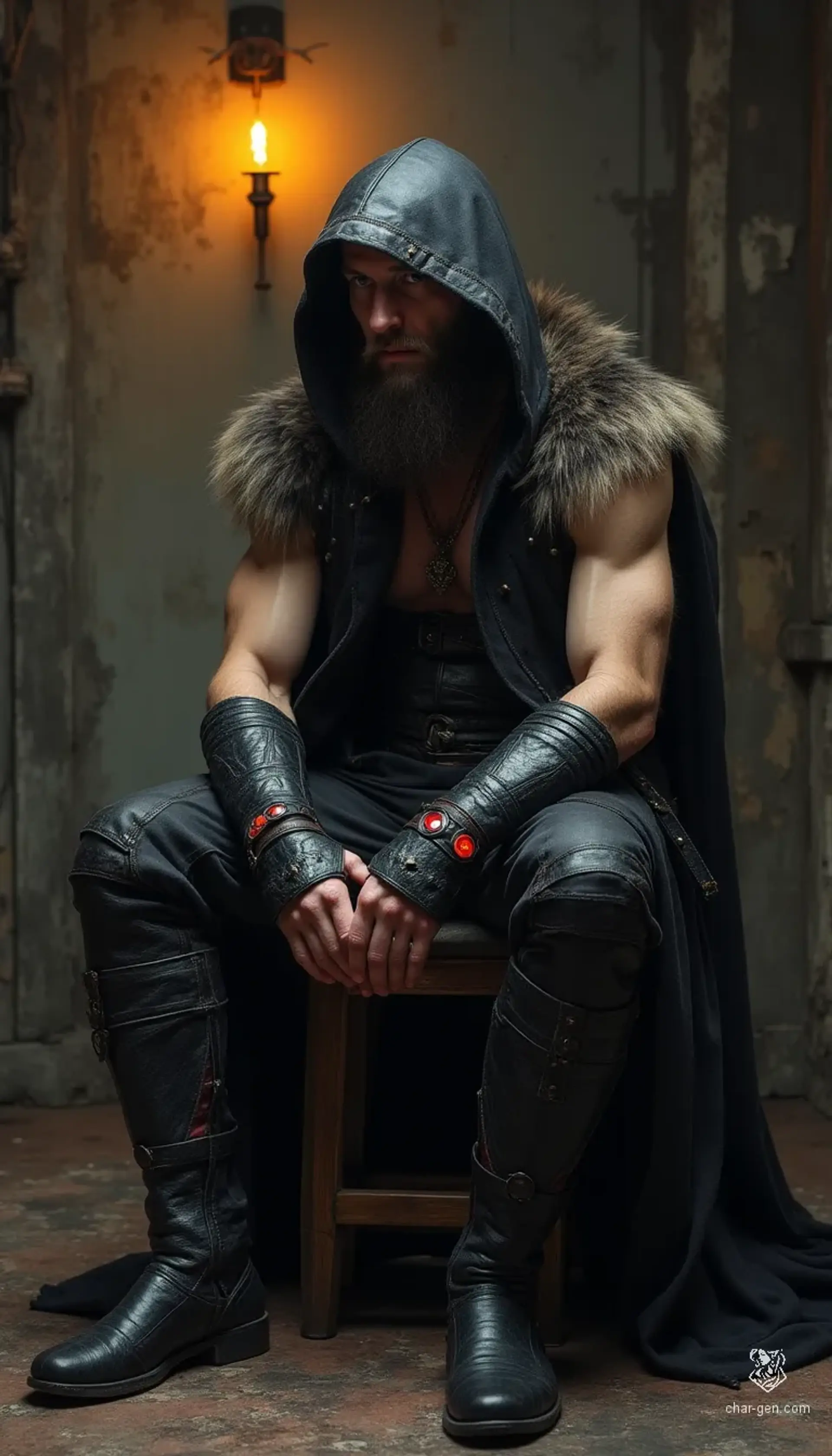 Kestyr Valenrow - AI-generated fantasy NPC