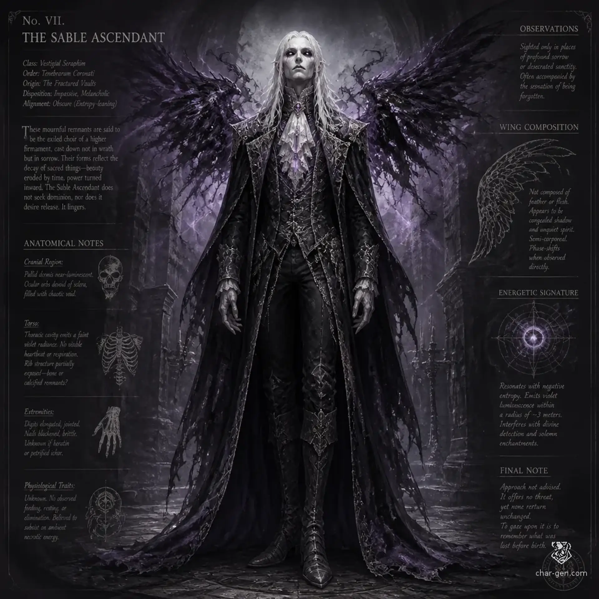 Cinder-Soul Pariah - AI-generated fantasy Species