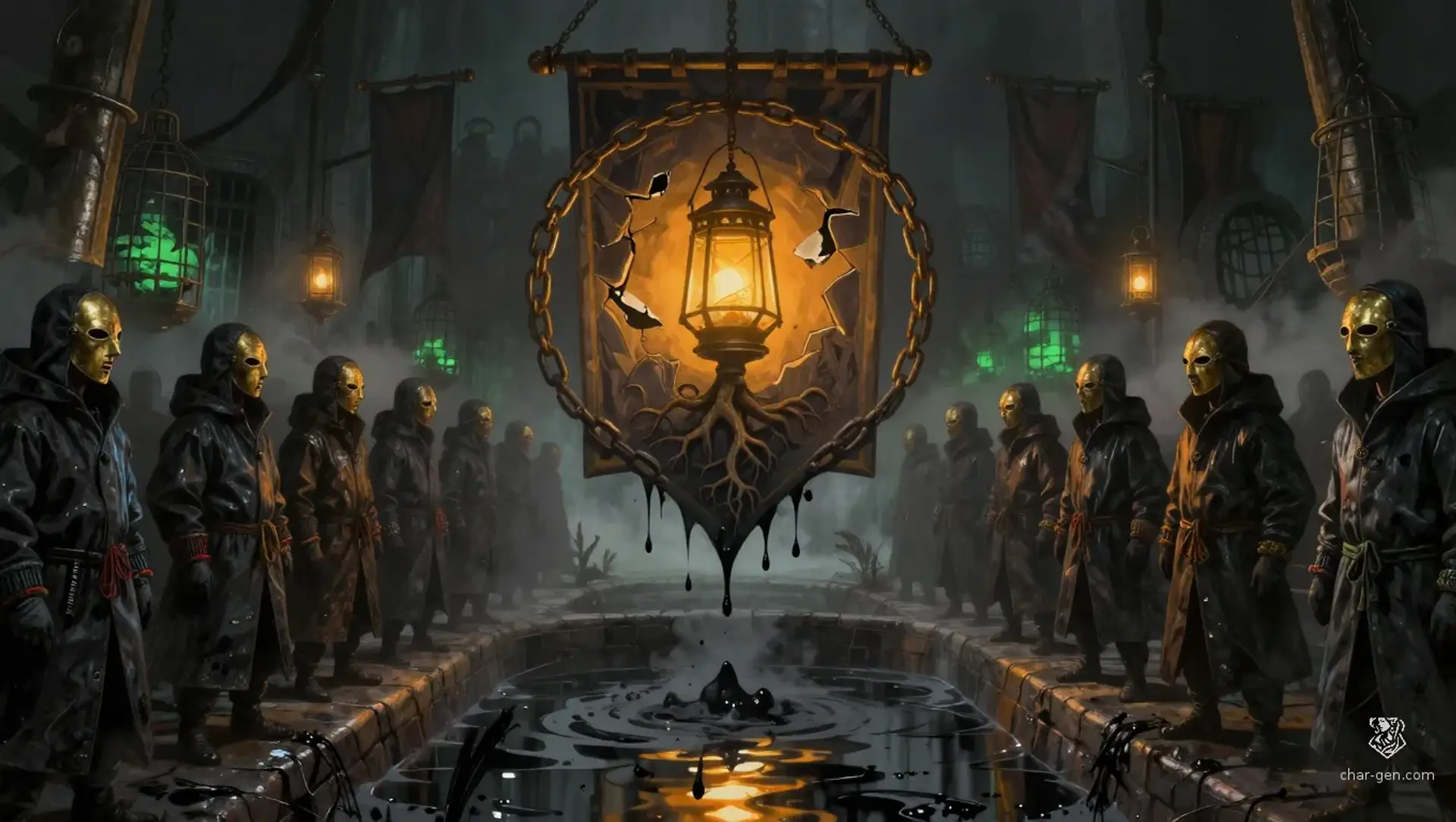 The Gloam Tithe - AI-generated fantasy Faction