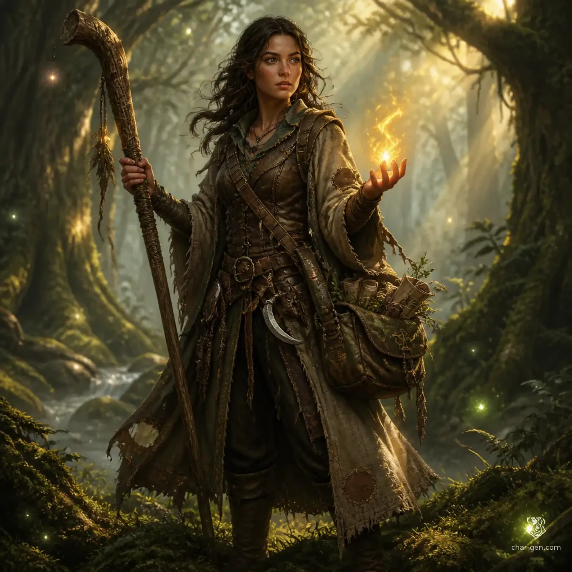 Elaria Voss - AI-generated fantasy Character