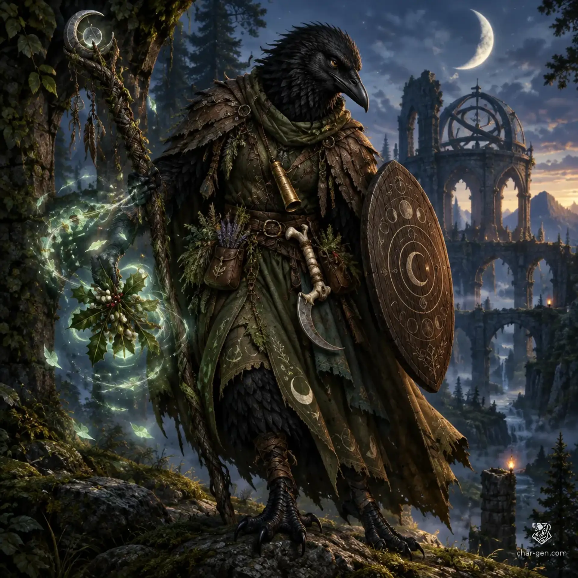 Scinica Opline - AI-generated fantasy Character