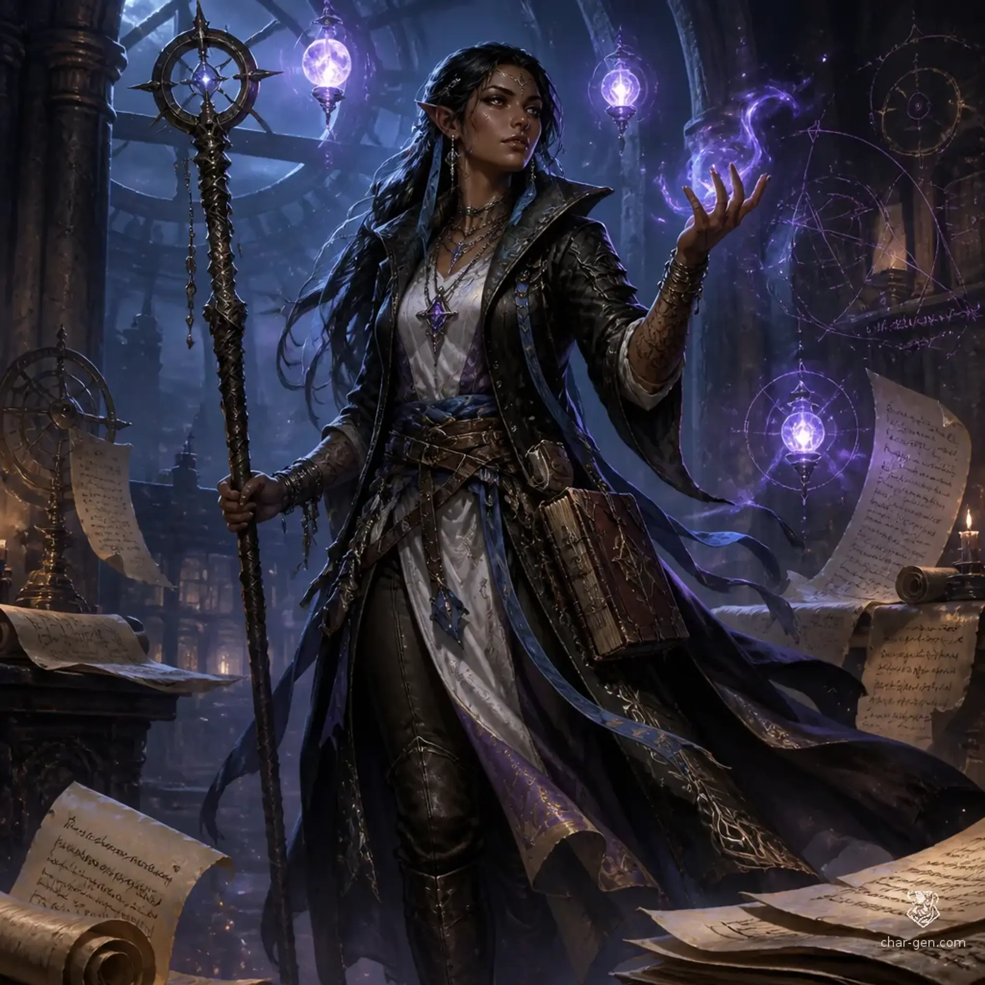 Rheanna Eraafa - AI-generated fantasy Character