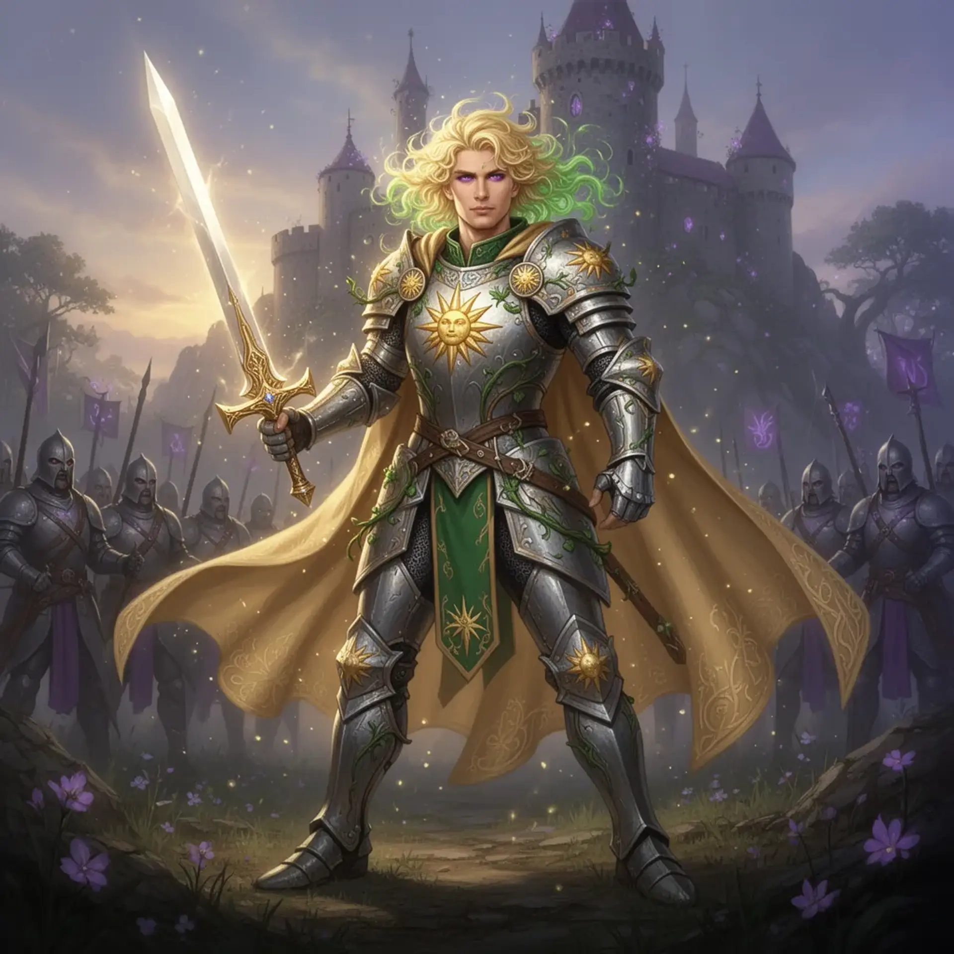 Arthur Pendragon - AI-generated fantasy NPC