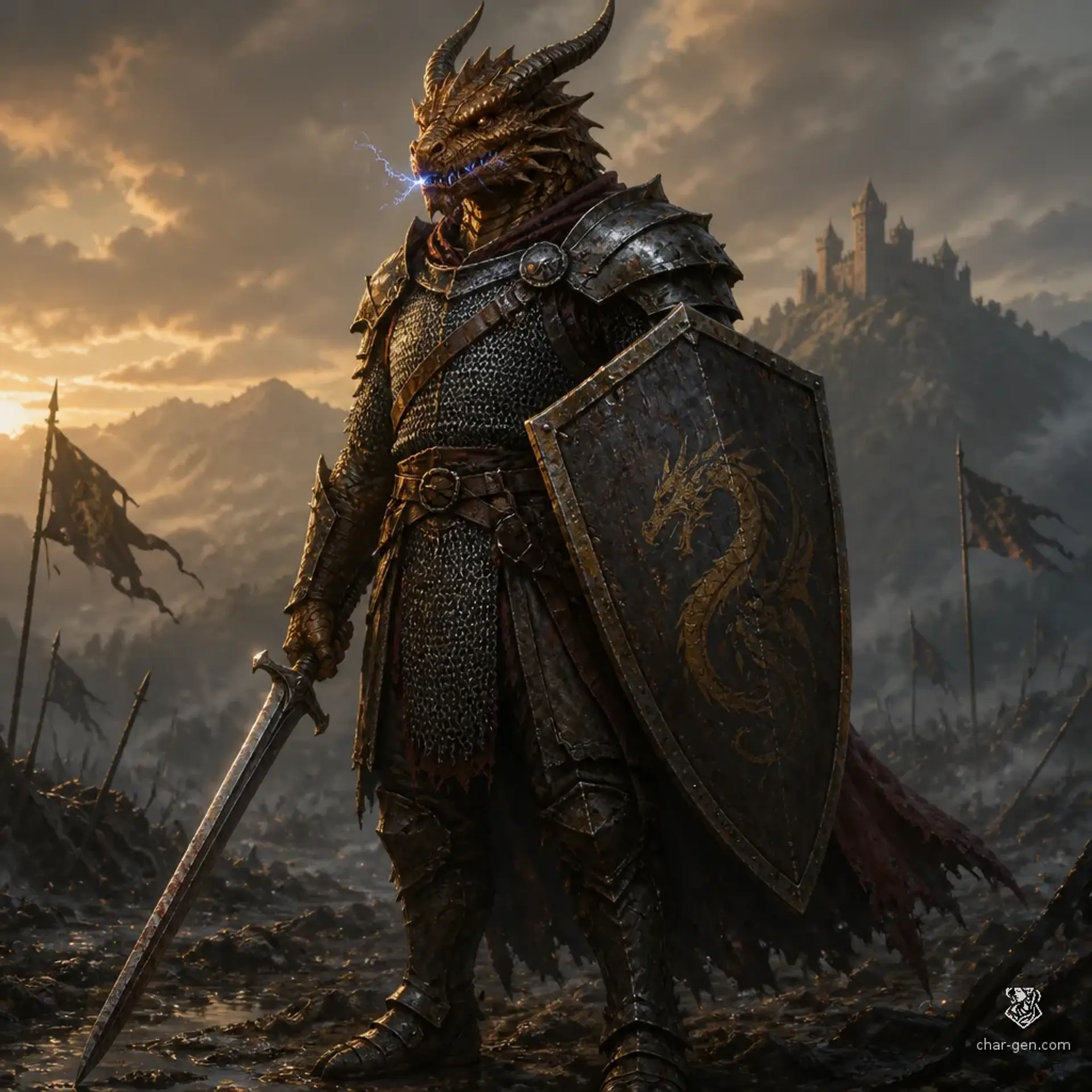 Torinn Verthisathurgiesh - AI-generated fantasy Character