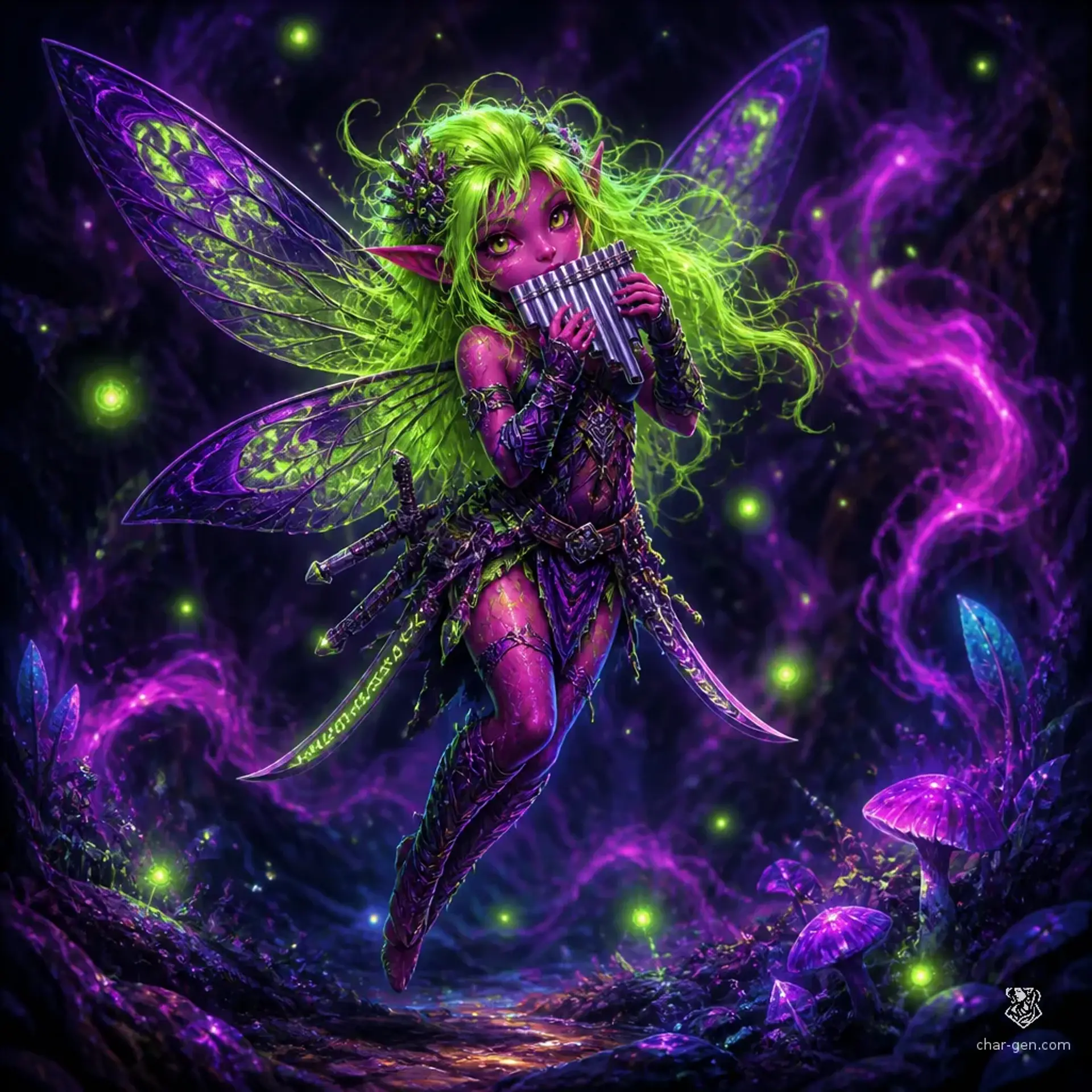 Zephyrine Vesper - AI-generated fantasy Character
