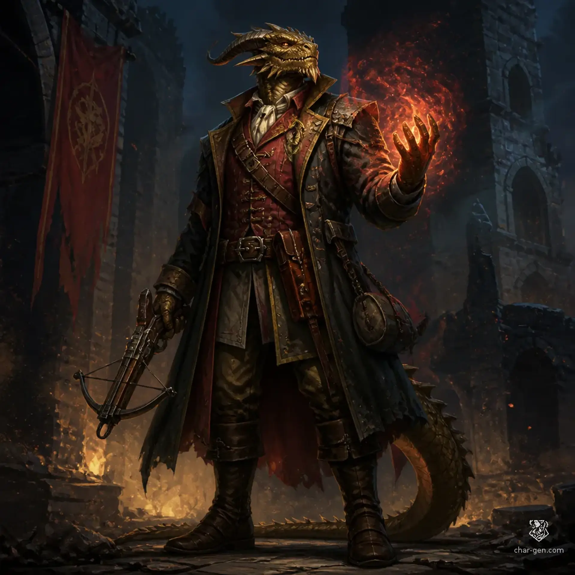 Mtkvari Chikovani - AI-generated fantasy Character