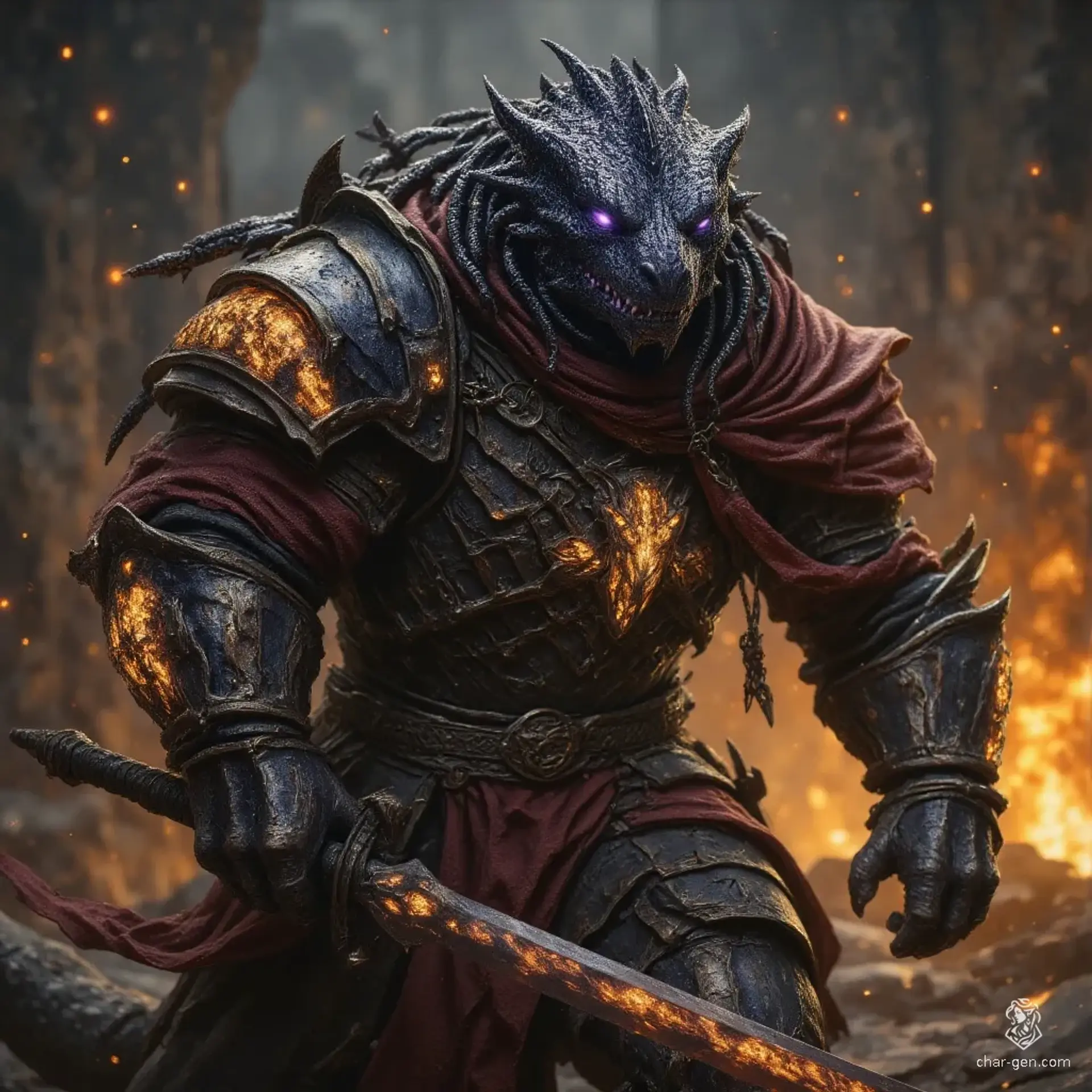 Vyrkazh Drakthar - AI-generated fantasy NPC