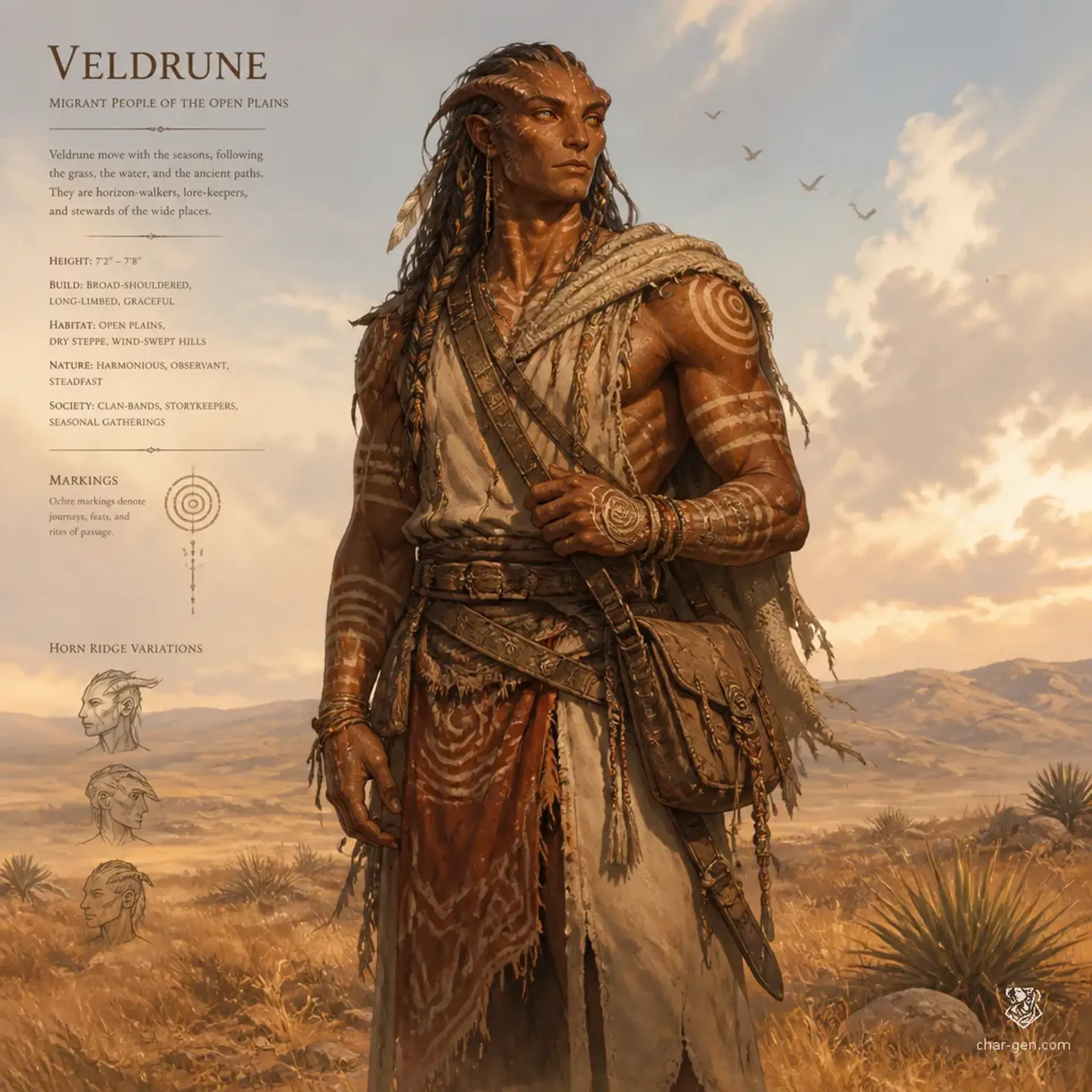 Veldrune - AI-generated fantasy Species
