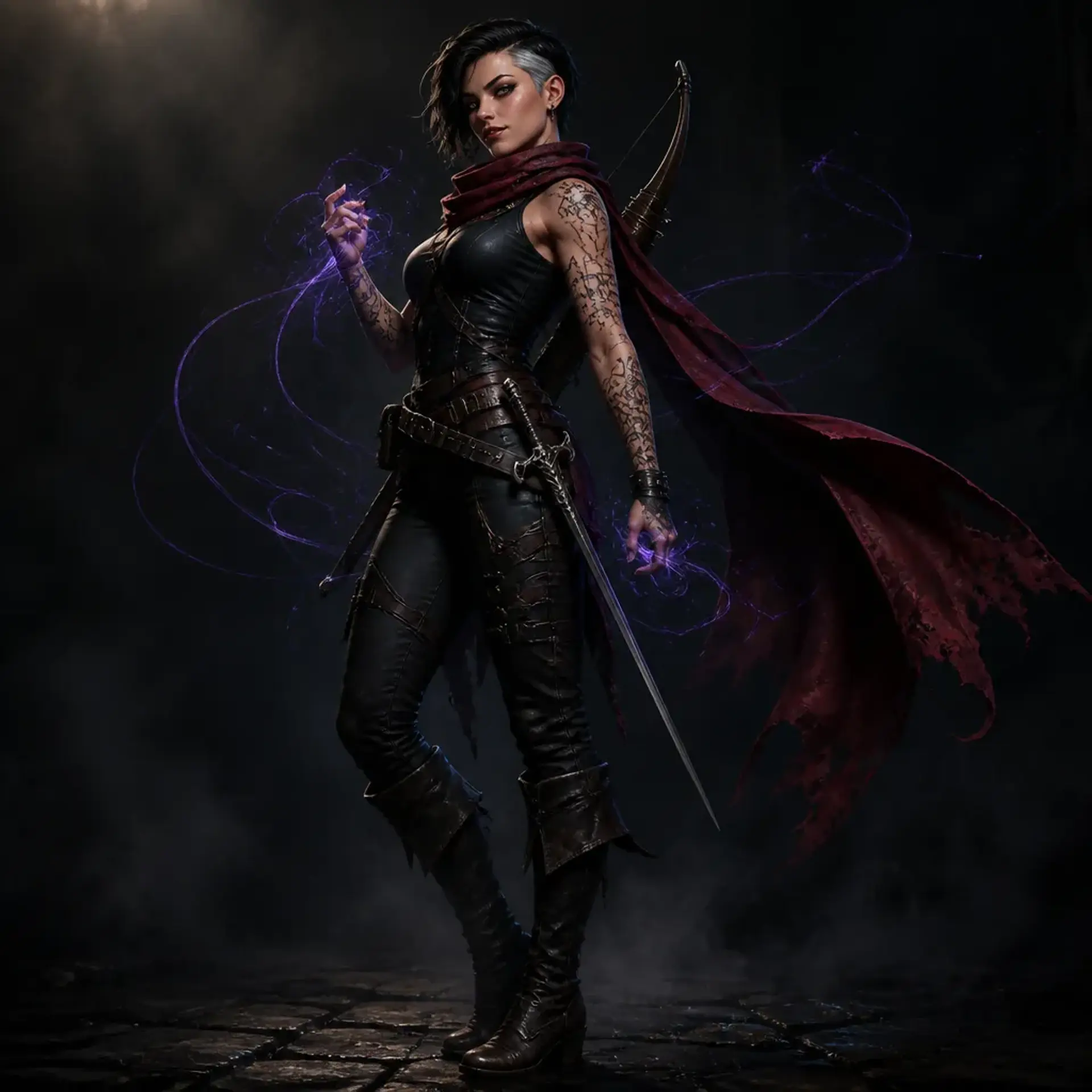 Venna Kvirikadze - AI-generated fantasy Character