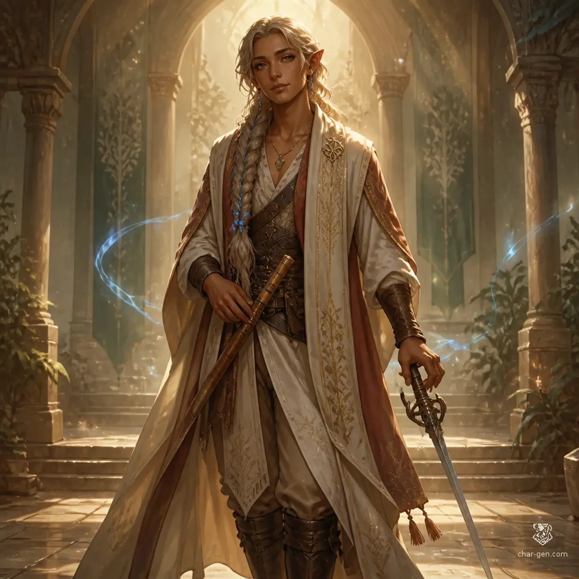 Aodhan Illyev - AI-generated fantasy Character