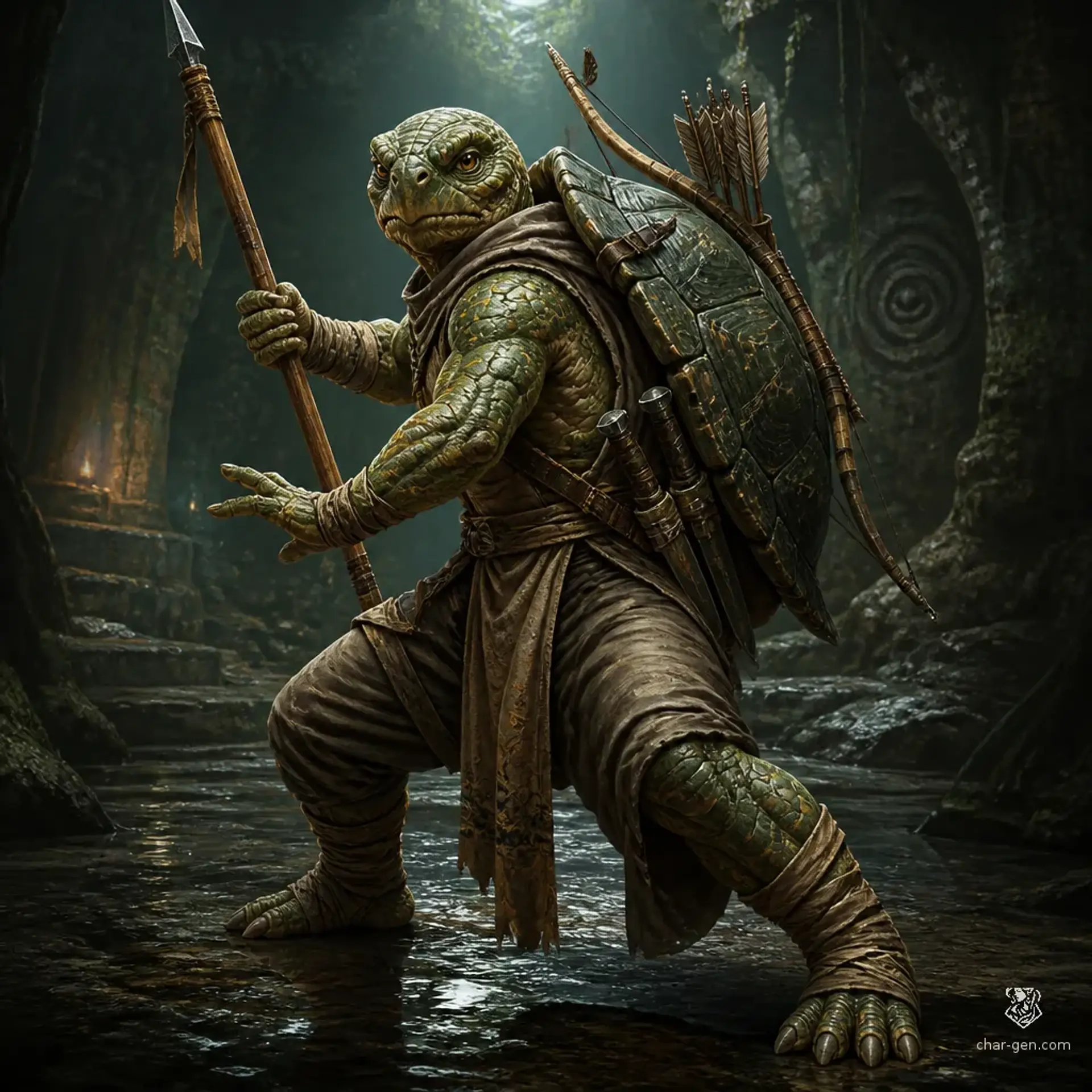 Leonardo - AI-generated fantasy Character