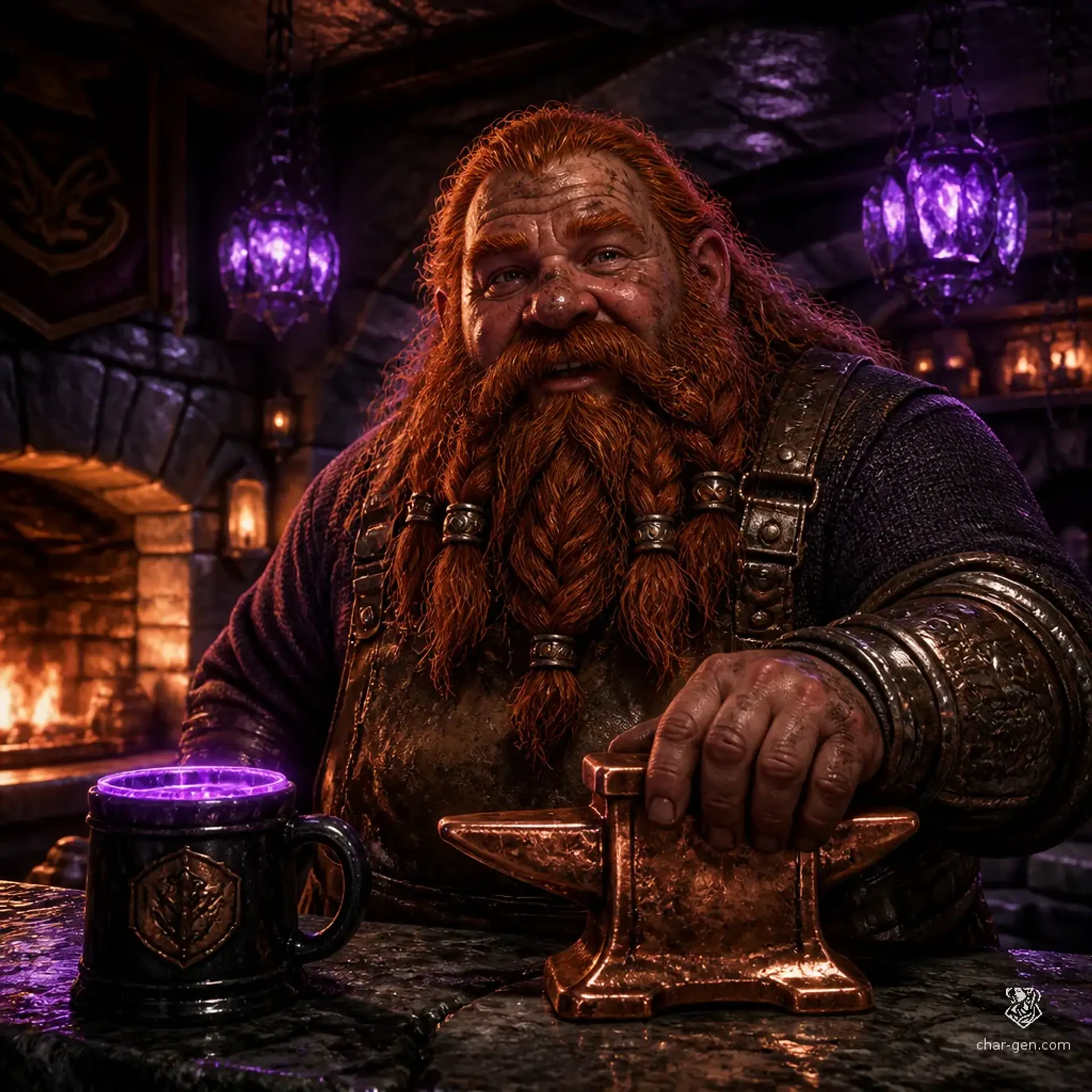 The Copper Vein - AI-generated fantasy Tavern