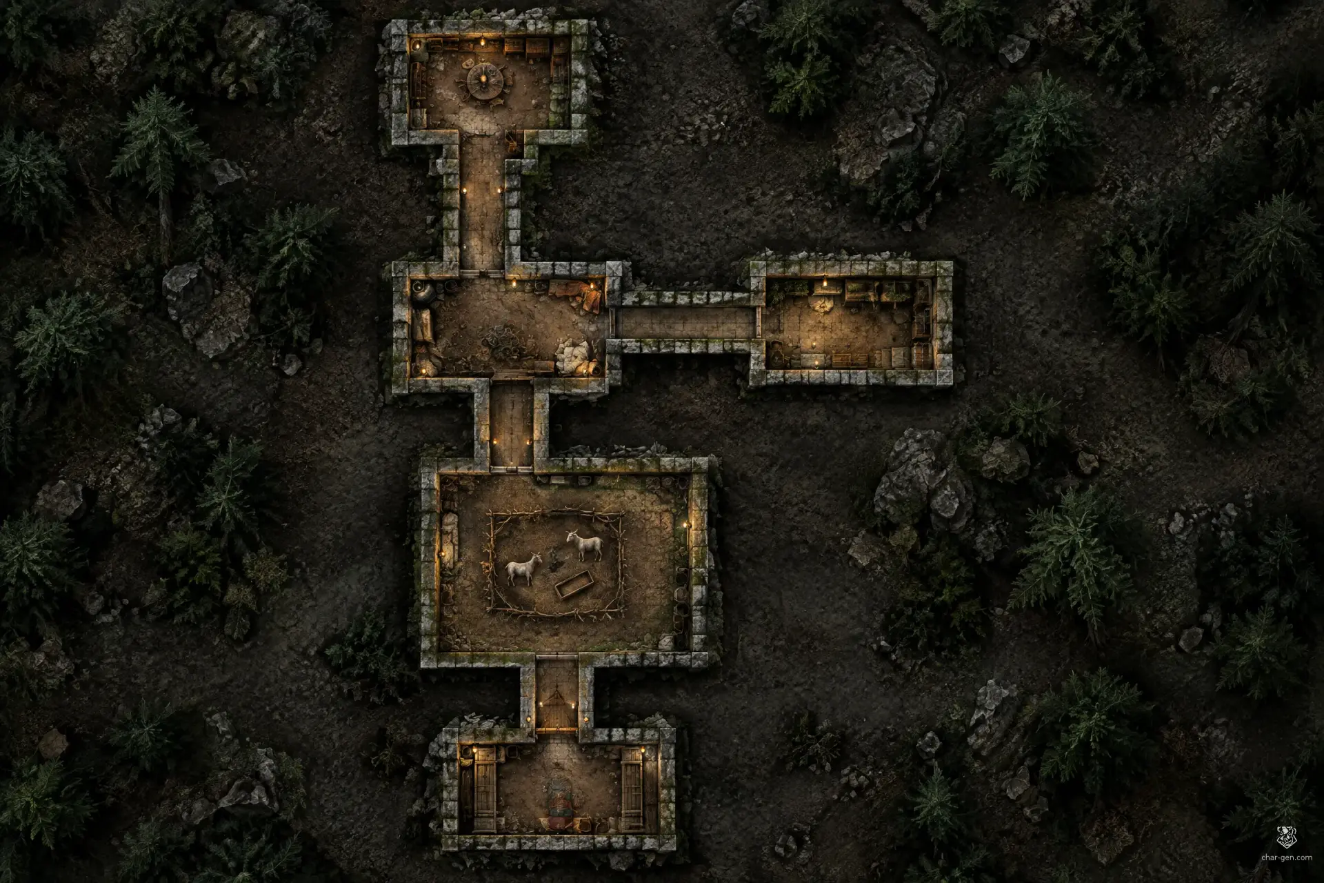 Lobo Pidão's Camp