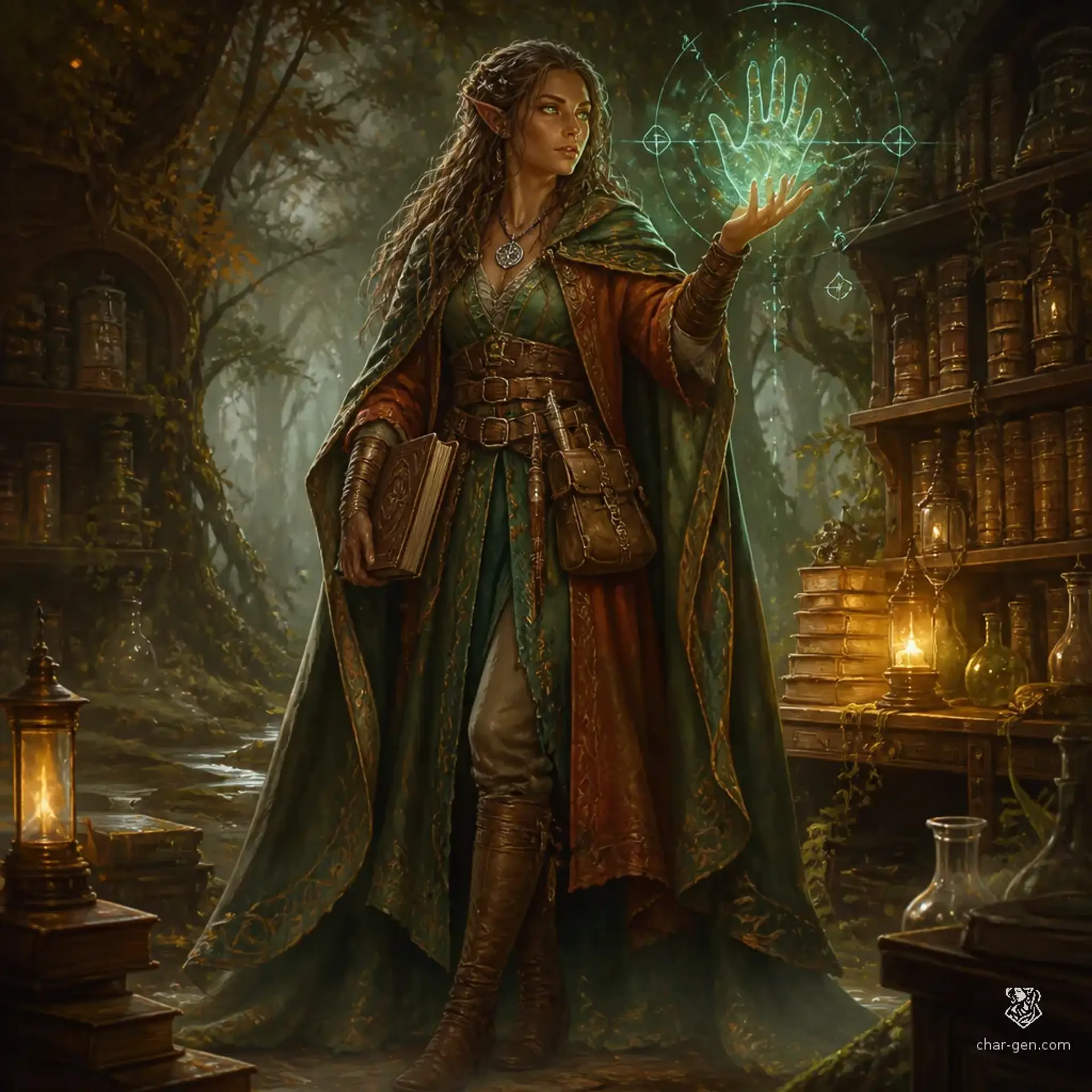 Lia Liadon - AI-generated fantasy Character