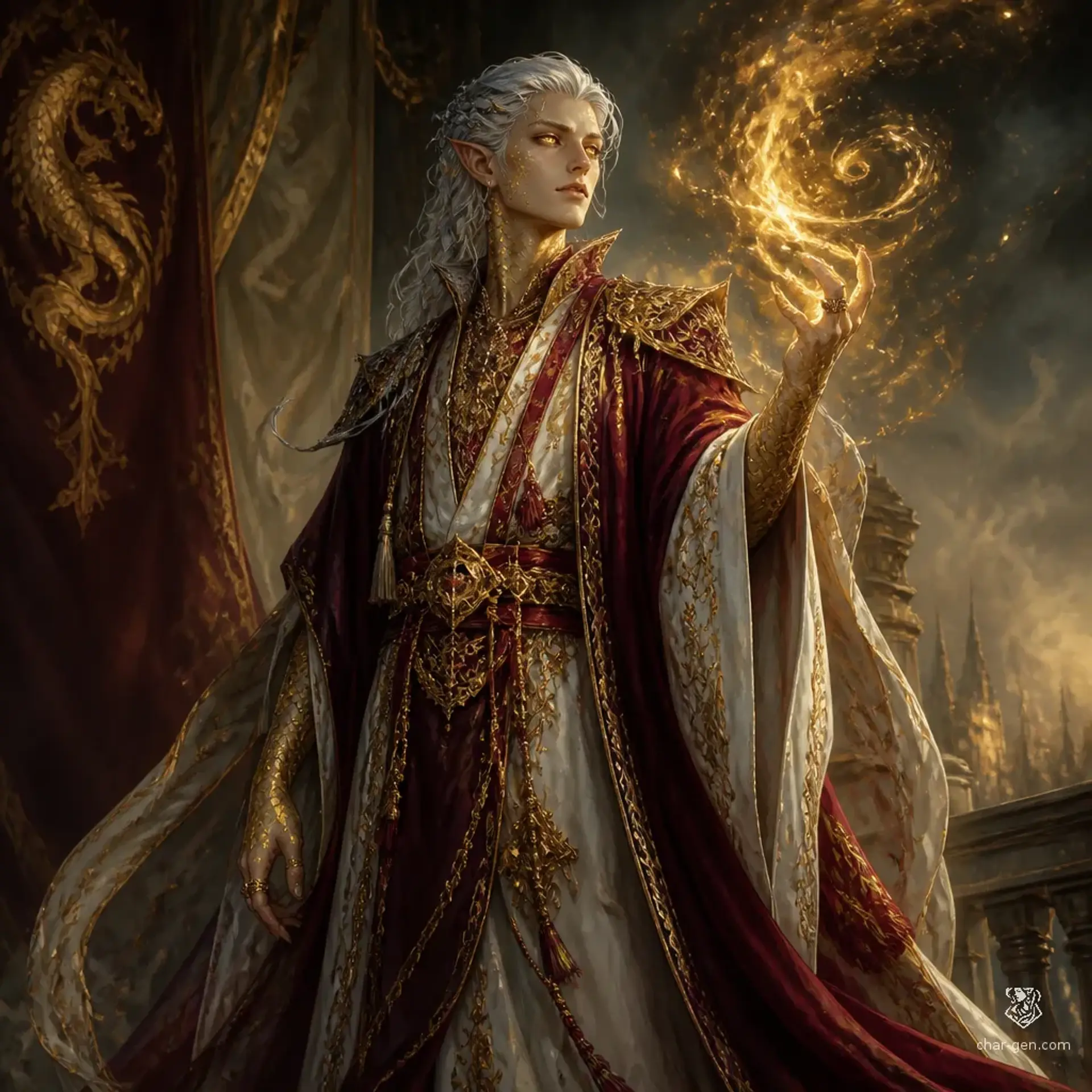 Hokias - AI-generated fantasy Character