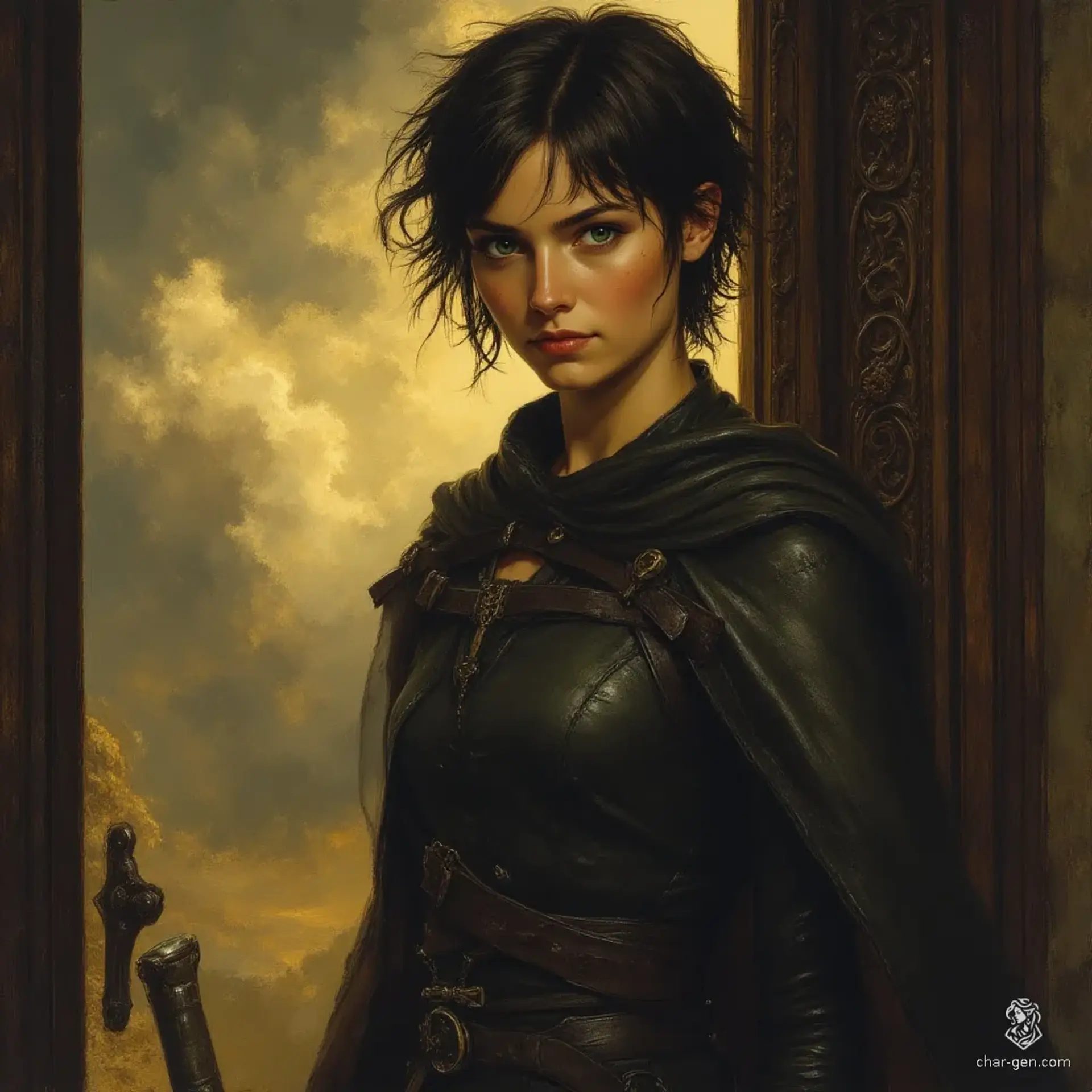 Seris Vhalen - AI-generated fantasy NPC