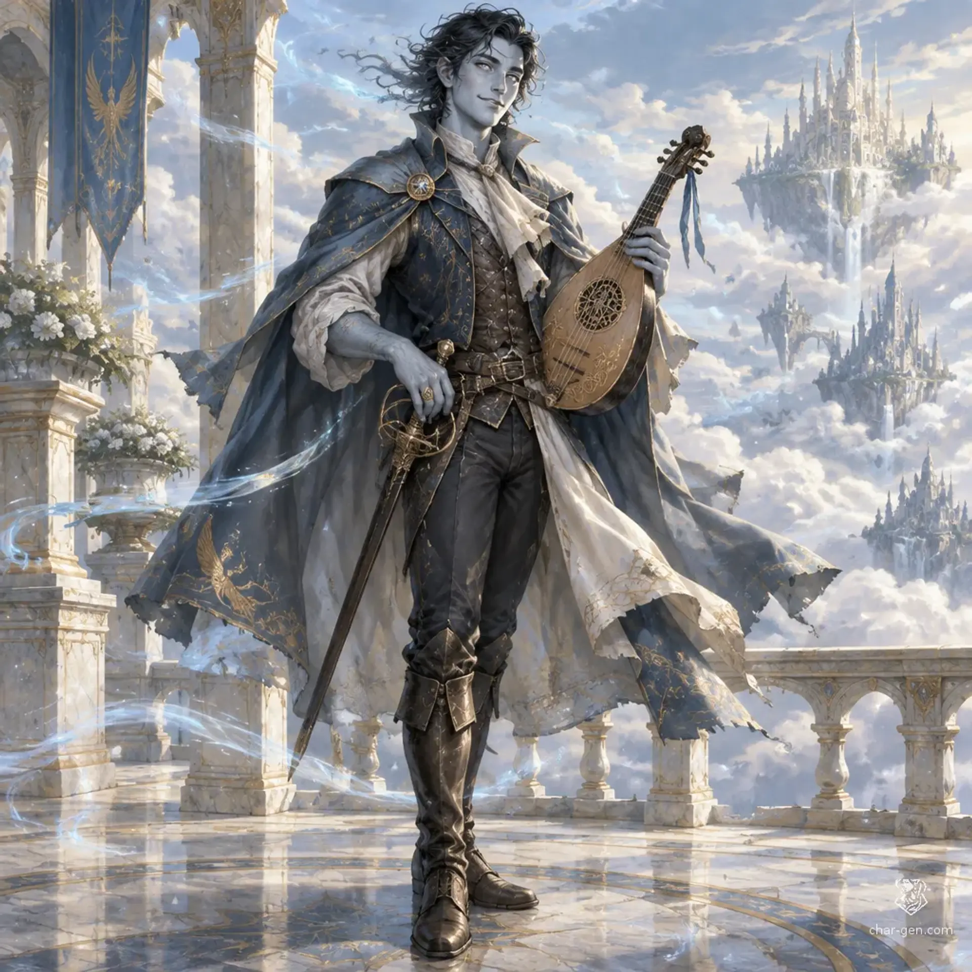 Nilus - AI-generated fantasy Character