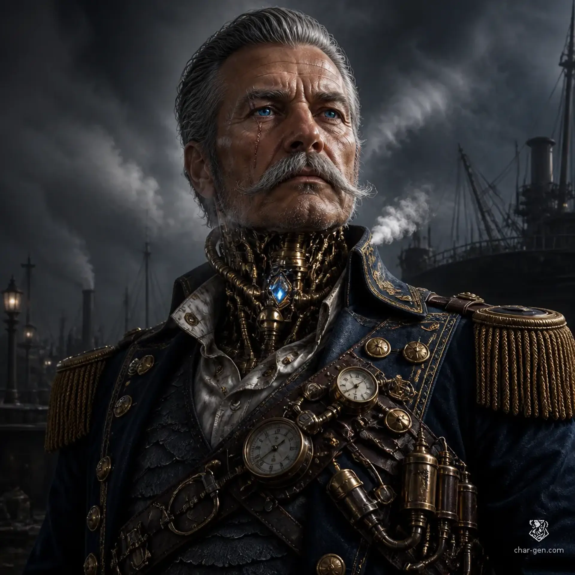 Captain Valerius Iron-Lung Thorne - AI-generated fantasy NPC