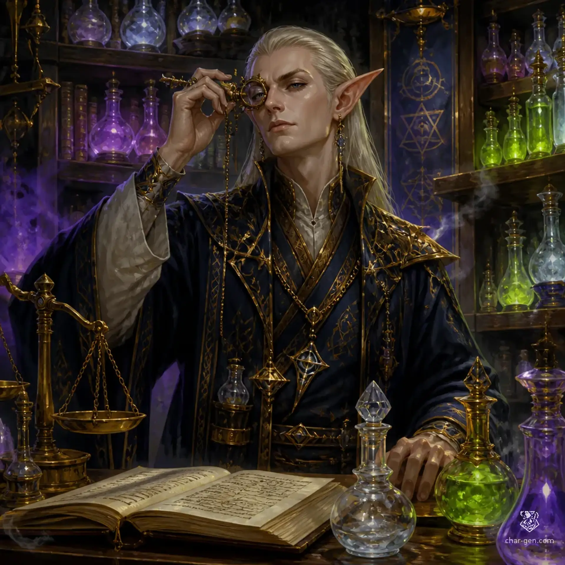 The Alchemical Atheneum - AI-generated fantasy Shop