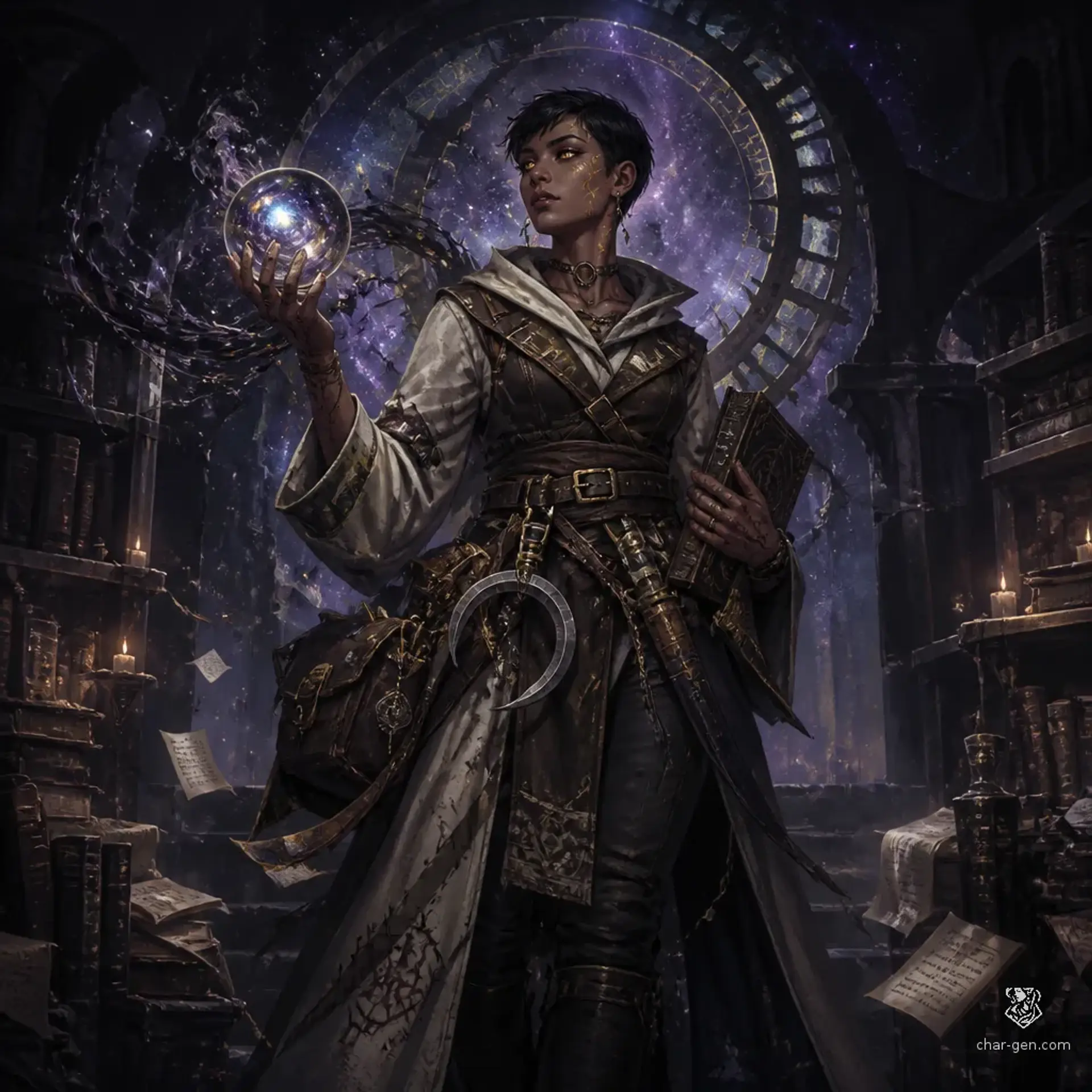 Seraphine Vale - AI-generated fantasy Character