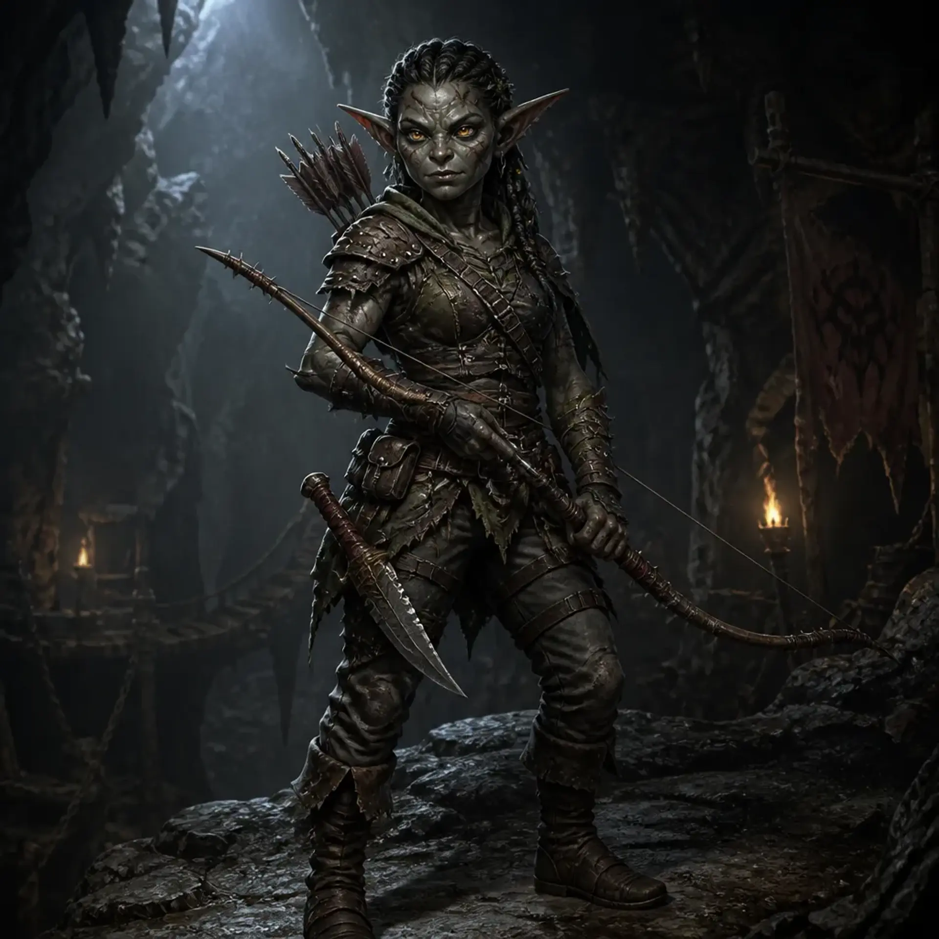 Vitha Stonepath - AI-generated fantasy Character