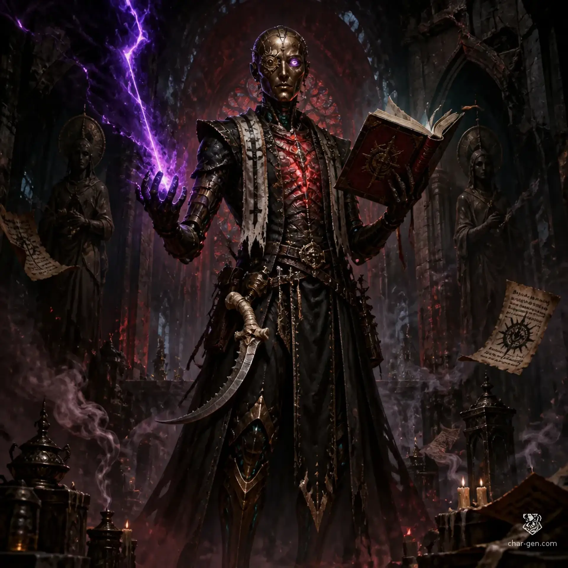 Varedan - AI-generated fantasy Character