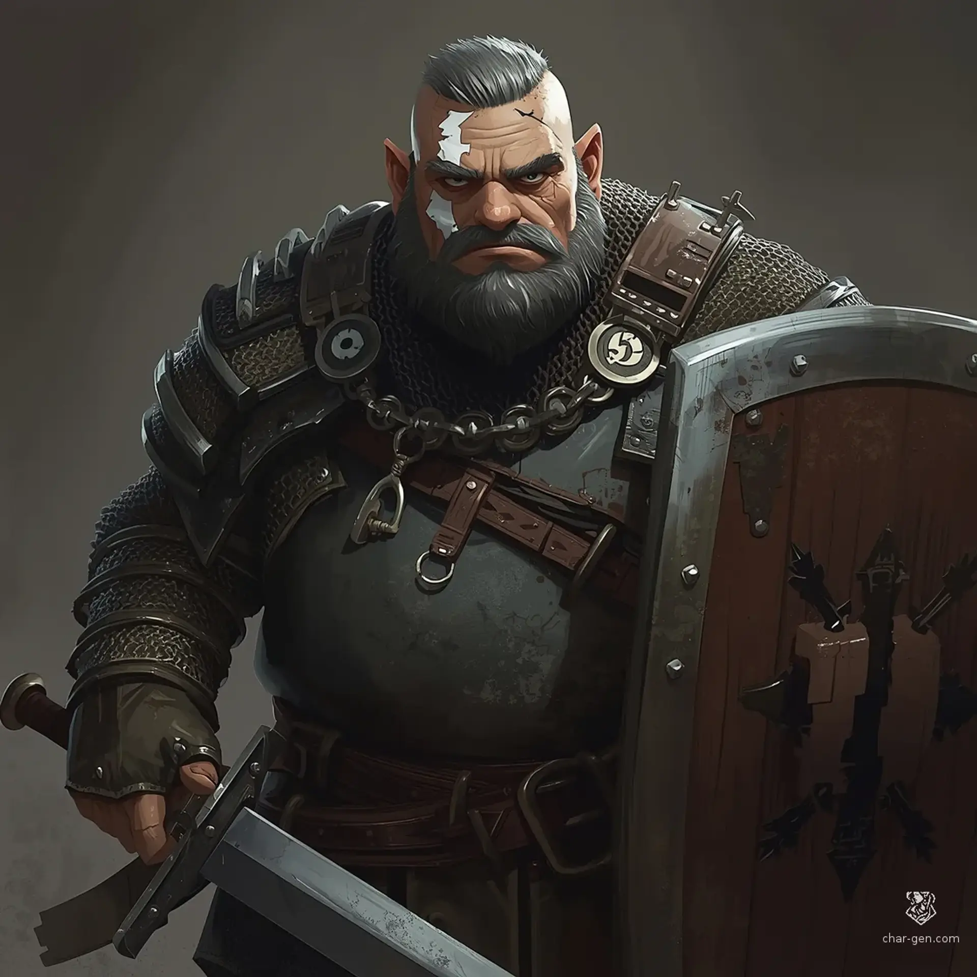 Cerrin Lorcan - AI-generated fantasy Character