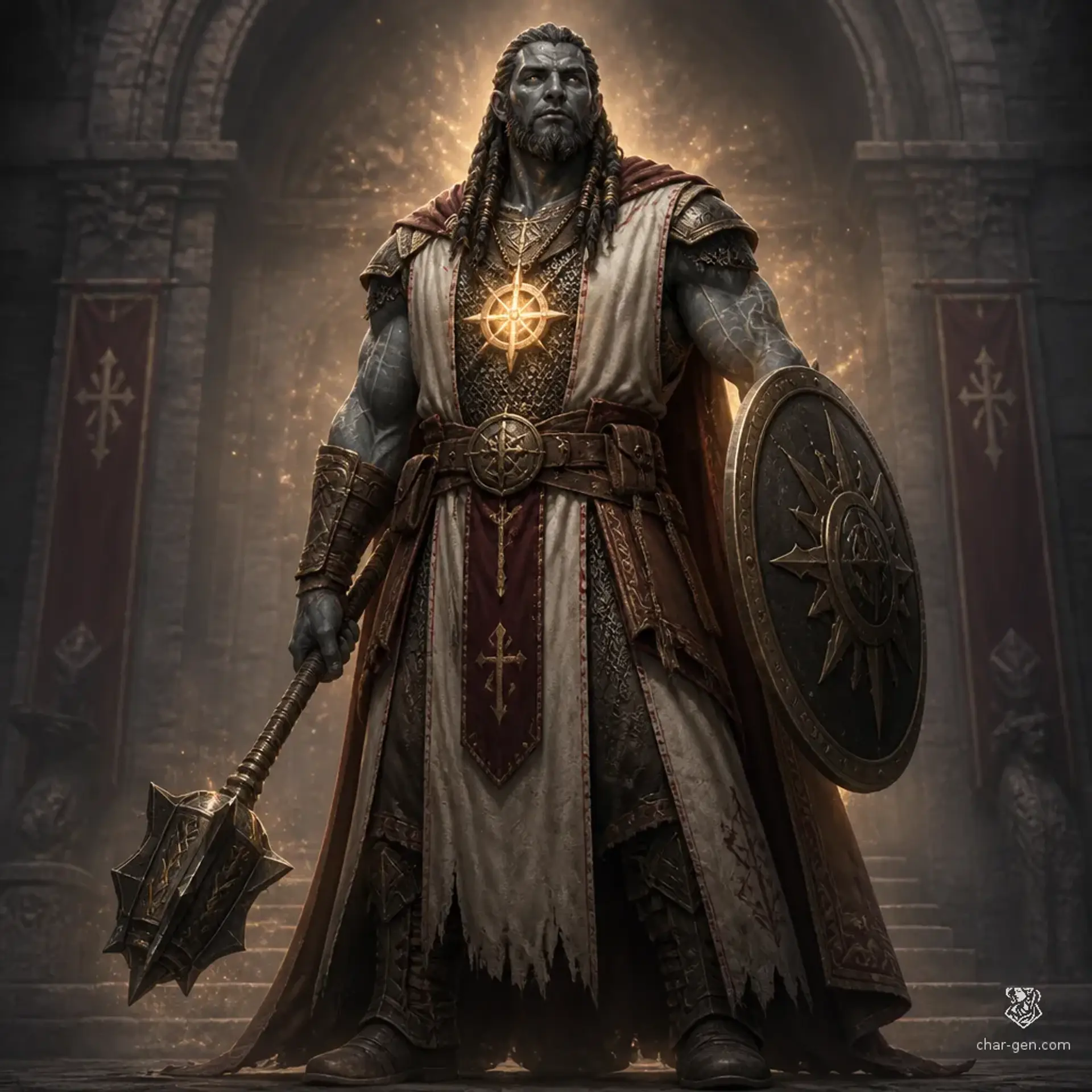 Bram Stonehymn - AI-generated fantasy Character